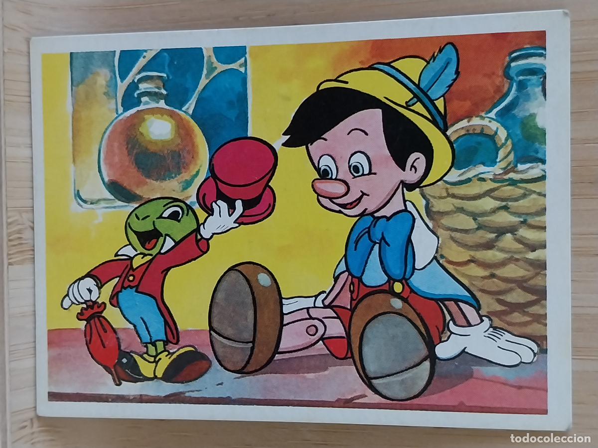 Coleccionismo Cromos antiguos: PINOCHO PEPITO GRILLO DISNEY A&Ntilde;O 1981 FESTIVAL CROMO 31 SIN PEGAR NUNCA 7.3X5.3CMS **