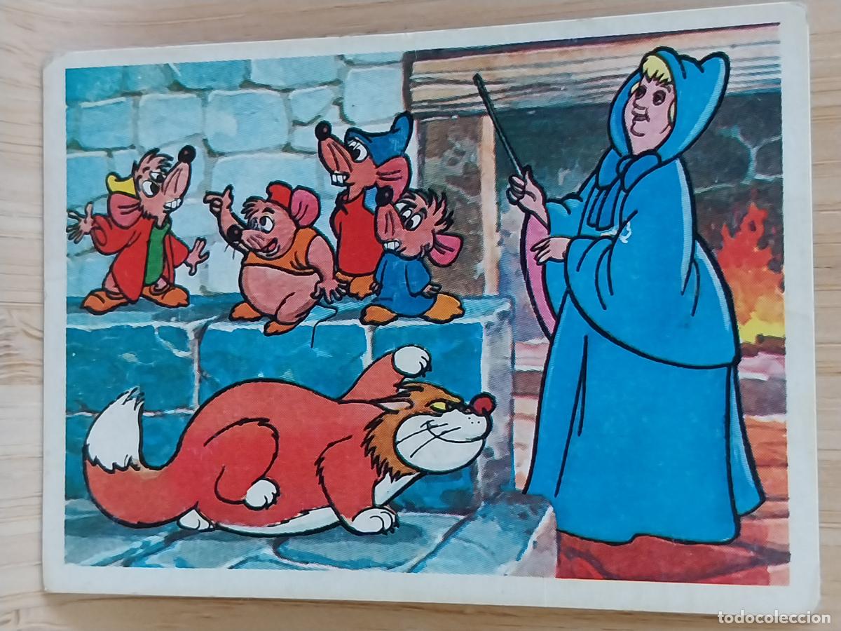 Coleccionismo Cromos antiguos: CENICIENTA DISNEY A&Ntilde;O 1981 FESTIVAL CROMO 42 SIN PEGAR NUNCA 7.3X5.3CMS **