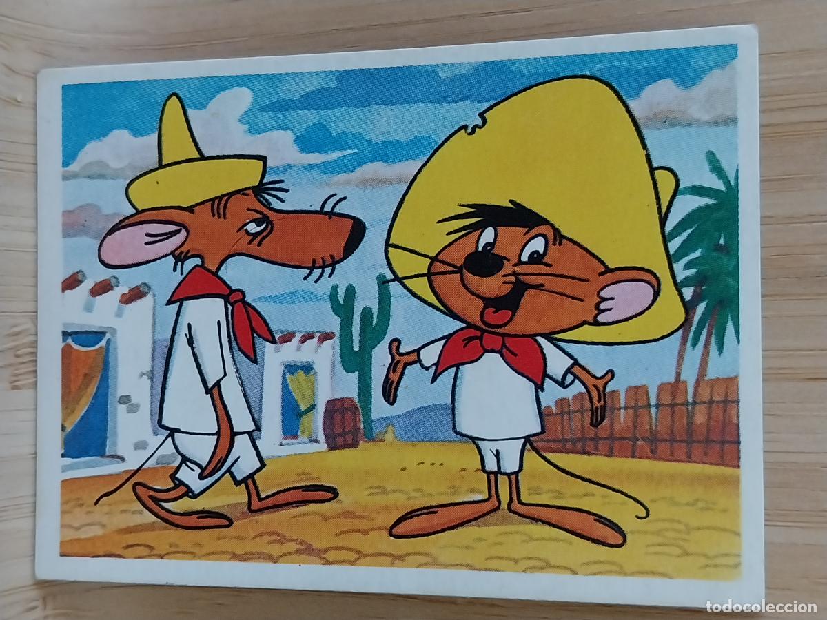 Coleccionismo Cromos antiguos: SPEEDY GONZALEZ LENTO RODRIGUEZ WARNER A&Ntilde;O 1981 FESTIVAL CROMO 94 SIN PEGAR NUNCA 7.3X5.3CMS *-*