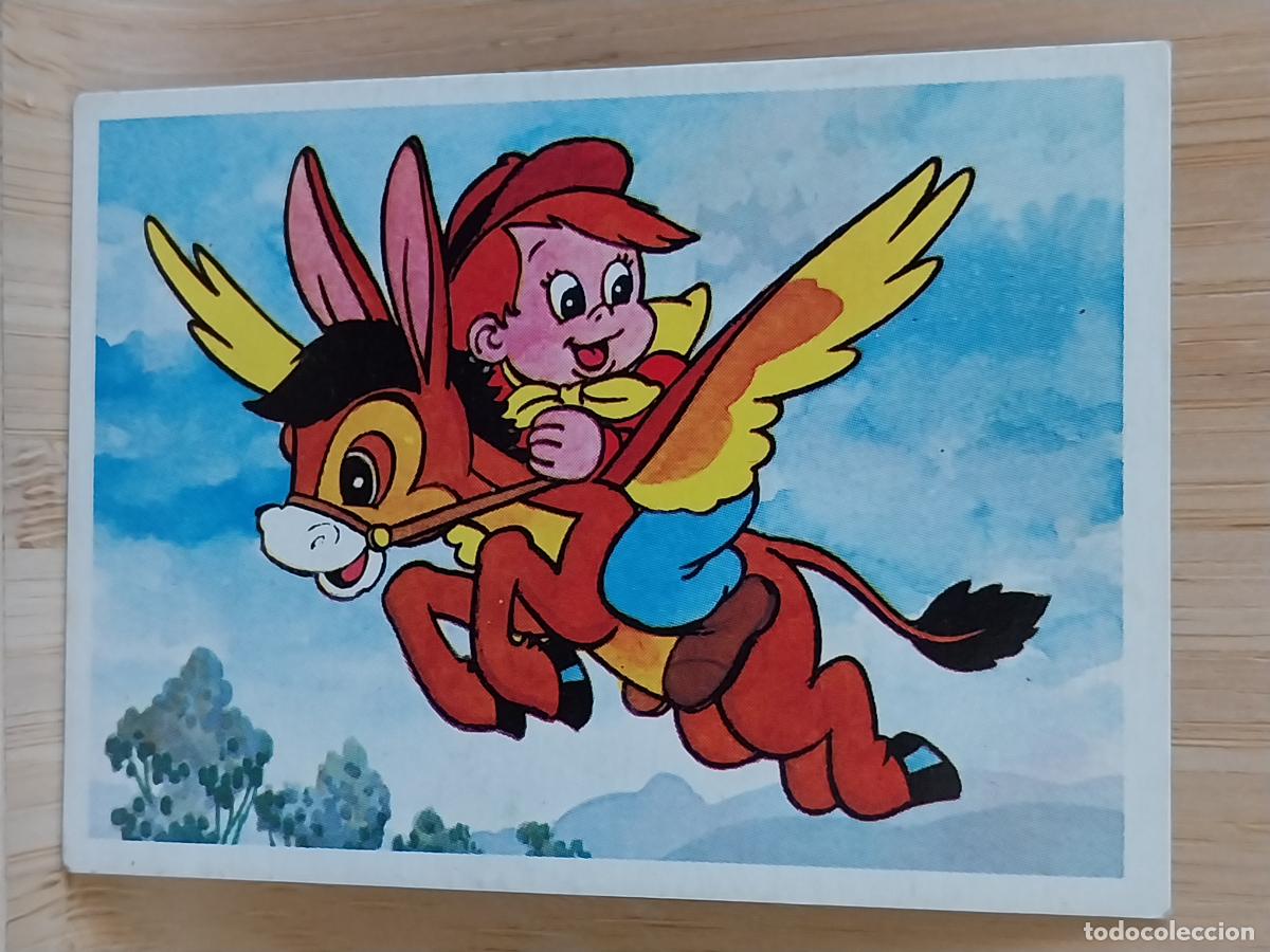 Coleccionismo Cromos antiguos: GAUCHITO BURRITO VOLADOR A&Ntilde;O 1981 FESTIVAL CROMO 5 SIN PEGAR NUNCA 7.3X5.3CMS *-*