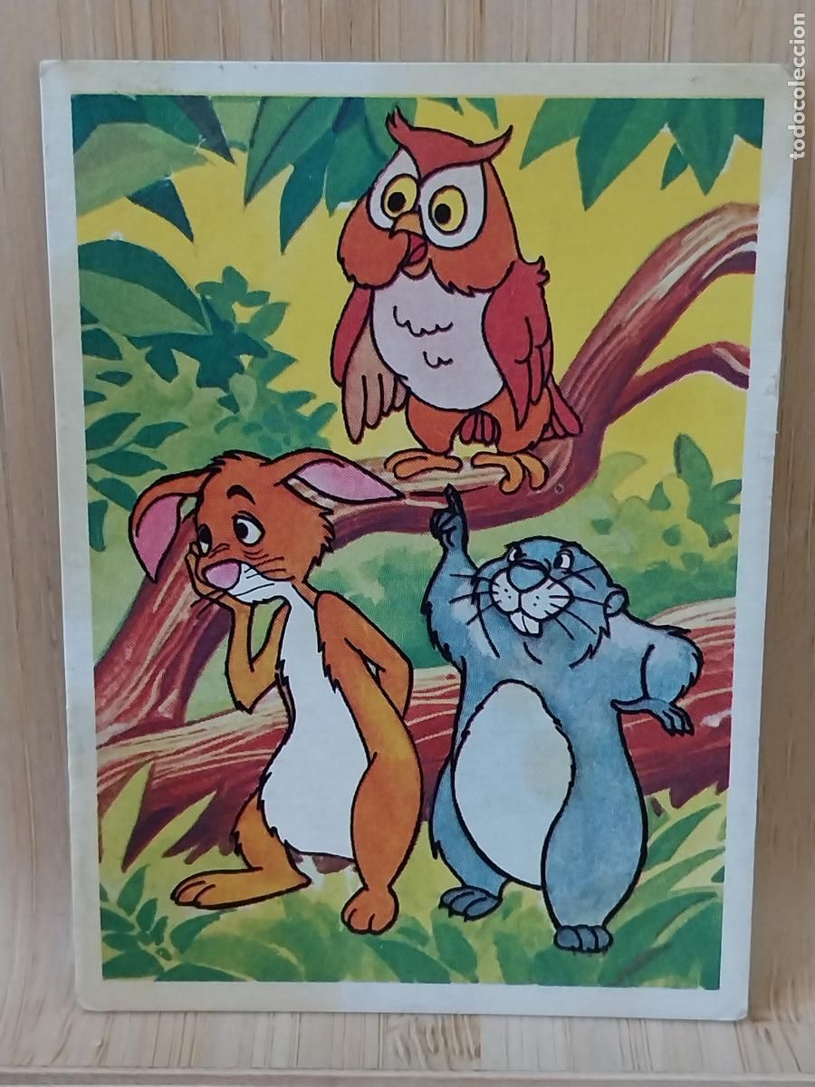 Coleccionismo Cromos antiguos: RABIT BUHO TOPO DISNEY A&Ntilde;O 1981 FESTIVAL CROMO 11 SIN PEGAR NUNCA 7.3X5.3CMS *-*