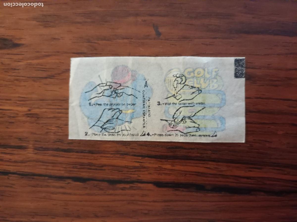 Coleccionismo Cromos antiguos: CROMO CHICLE CALCAMONIA DESCONOZCO SERIE. CLUB GOLF