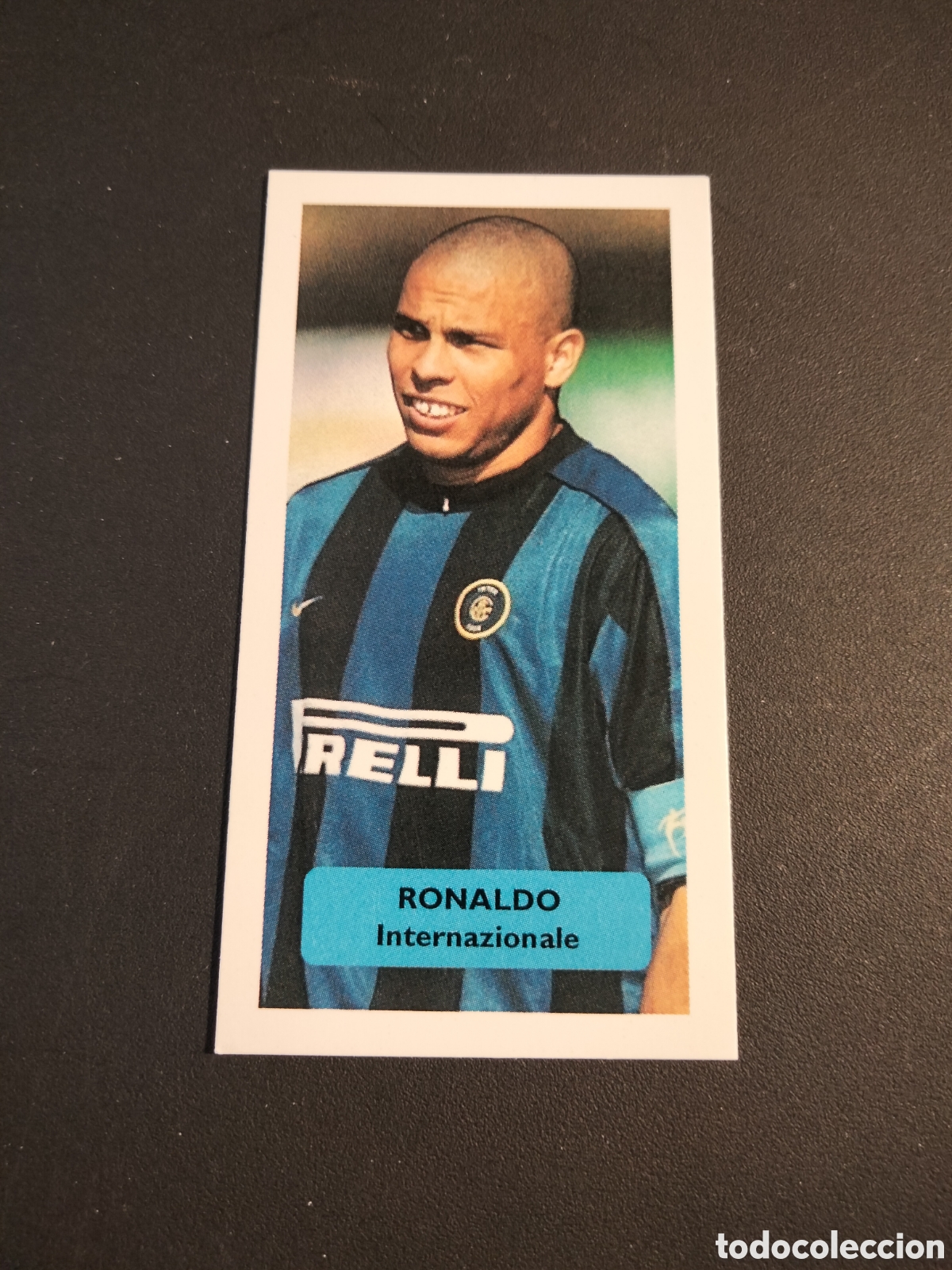 Coleccionismo Cromos antiguos: RONALDO INTER DE MILAN SOCCER STARS CAPLIN & ROSETTI SCORE CARDS 2009