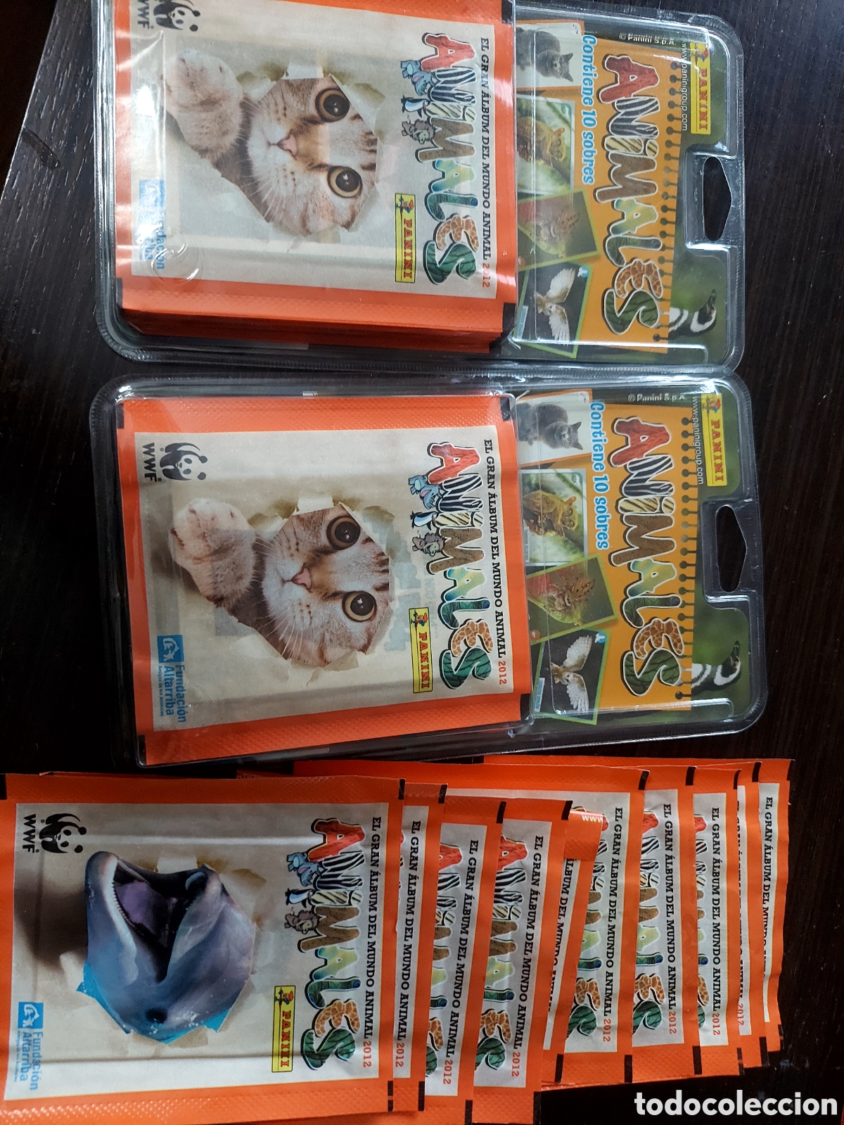 Sammeln alte Sammelbilder: 30 SOBRES NUEVOS COLECCION ANIMALES A&Ntilde;O 2012 PANINI