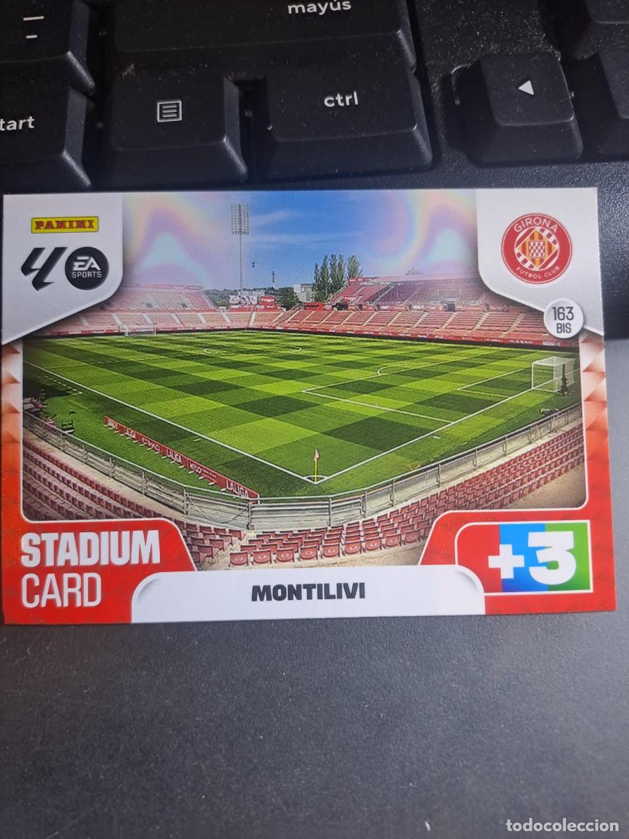 Coleccionismo Cromos antiguos: ADRENALYN XL ESTADIO STADIUM MONTILVI 163 BIS GIRONA CROMO LIGA 2025 2026 25 26 PANINI