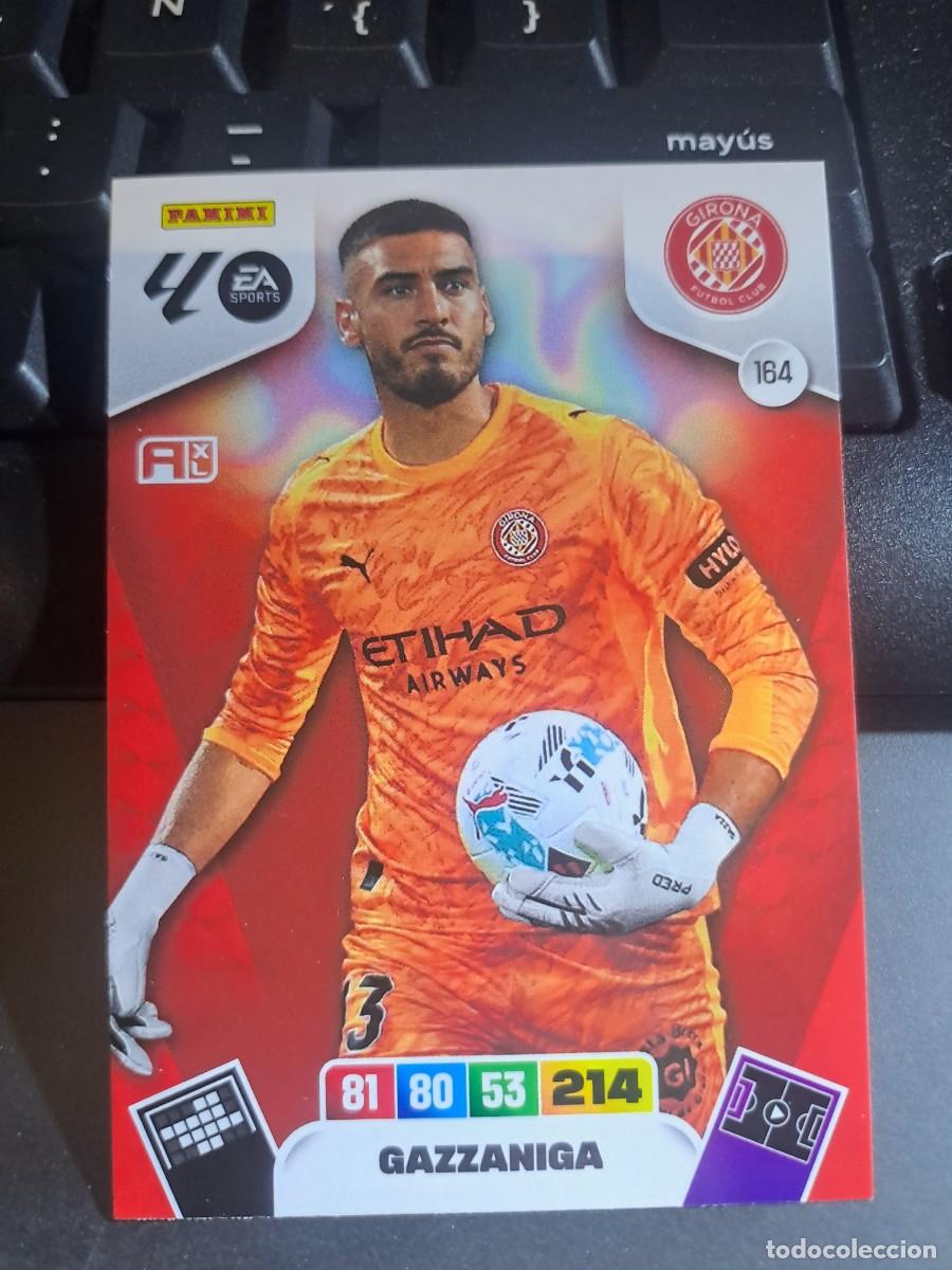 Coleccionismo Cromos antiguos: ADRENALYN XL GAZZANIGA 164 GIRONA CROMO LIGA 2025 2026 25 26 PANINI