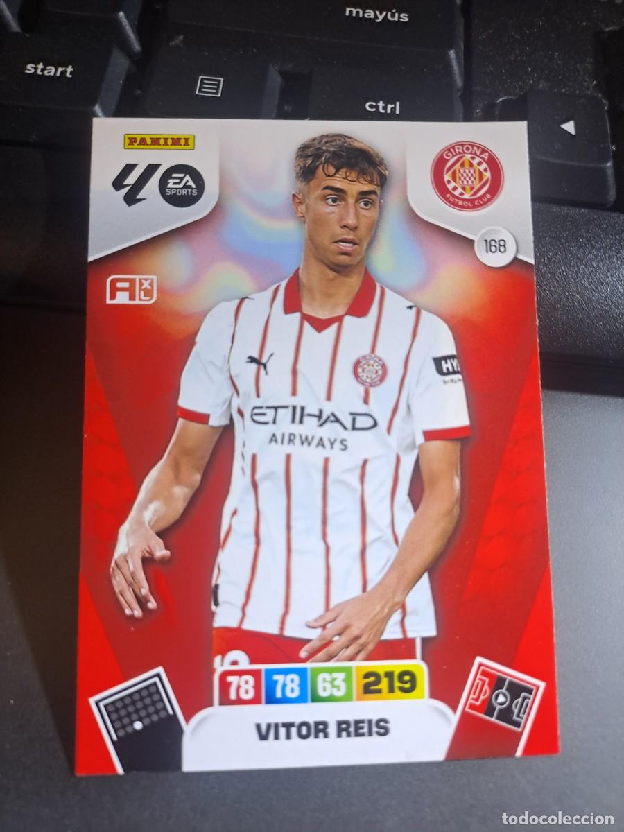 Coleccionismo Cromos antiguos: ADRENALYN XL VITOR REIS 168 GIRONA ERROR VER FOTOS CROMO LIGA 2025 2026 25 26 PANINI