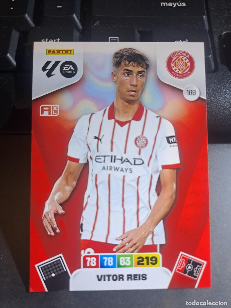 Coleccionismo Cromos antiguos: ADRENALYN XL VITOR REIS 168 GIRONA ERROR VER FOTOS CROMO LIGA 2025 2026 25 26 PANINI