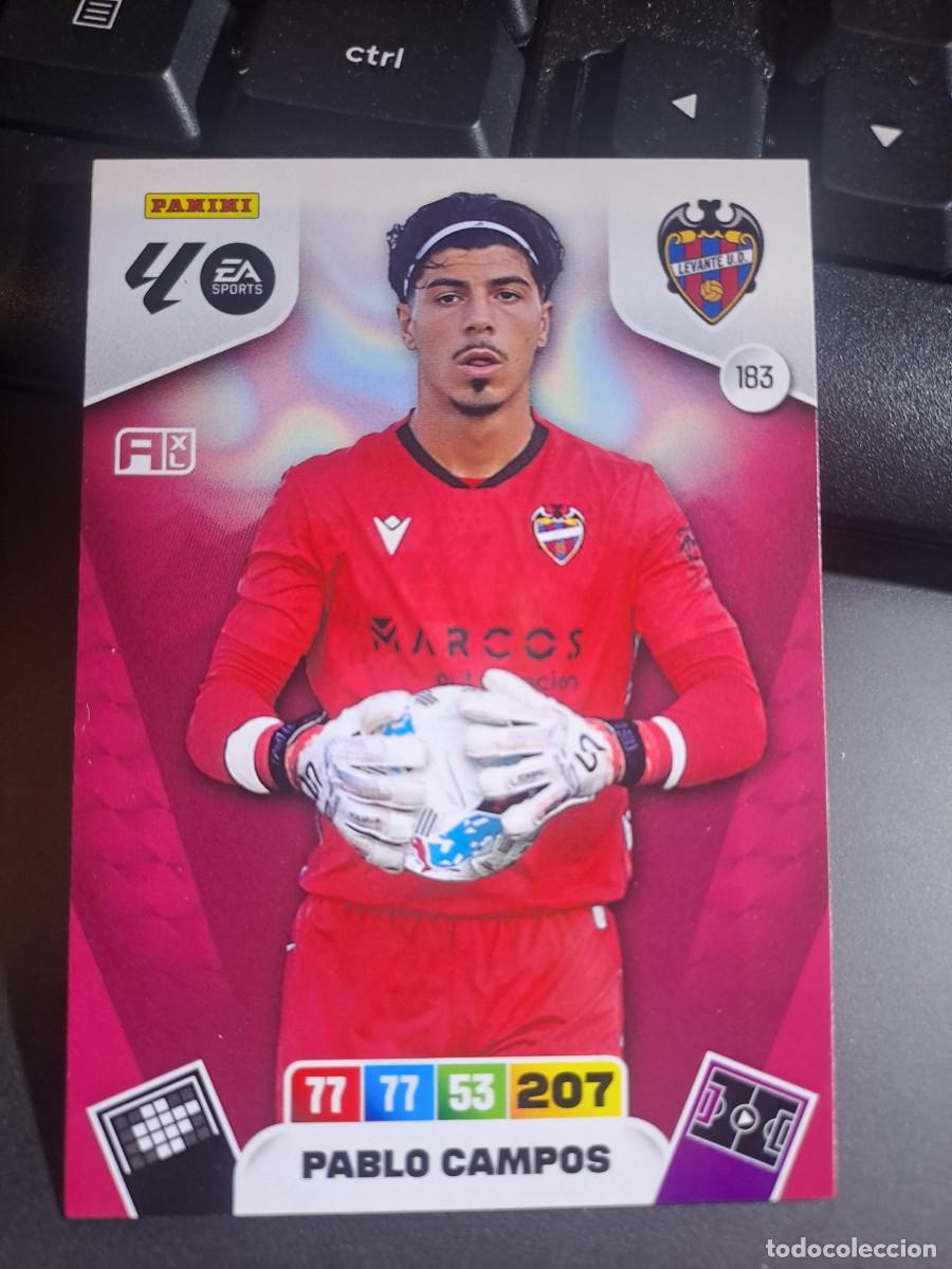 Coleccionismo Cromos antiguos: ADRENALYN XL PABLO CAMPOS 183 LEVANTE CROMO LIGA 2025 2026 25 26 PANINI