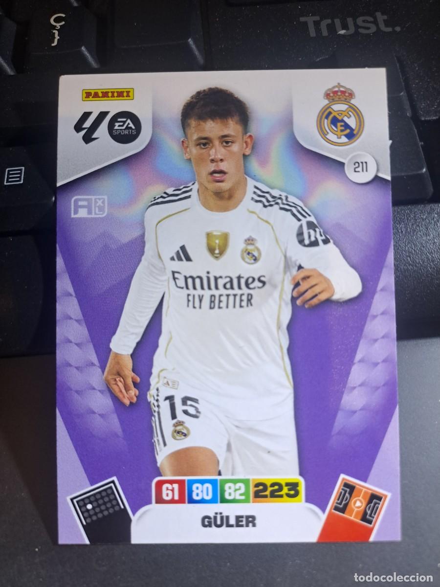 Coleccionismo Cromos antiguos: ADRENALYN XL GULER 211 REAL MADRID CROMO LIGA 2025 2026 25 26 PANINI