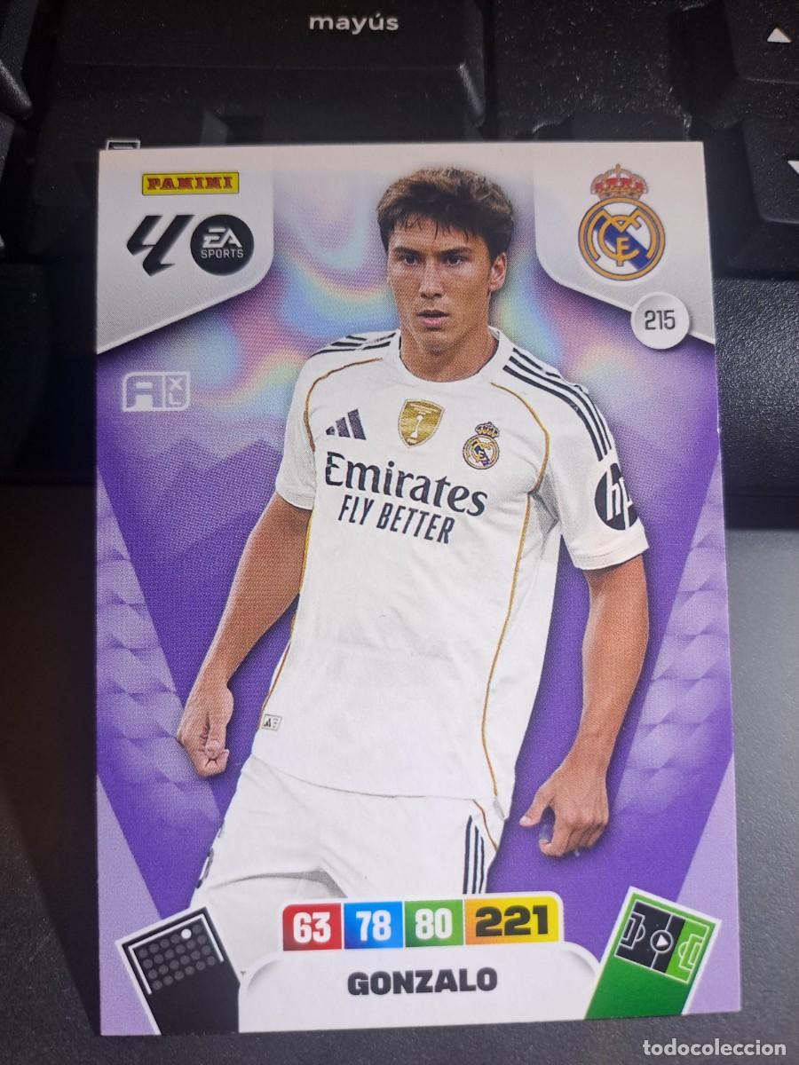 Coleccionismo Cromos antiguos: ADRENALYN XL GONZALO 215 REAL MADRID CROMO LIGA 2025 2026 25 26 PANINI