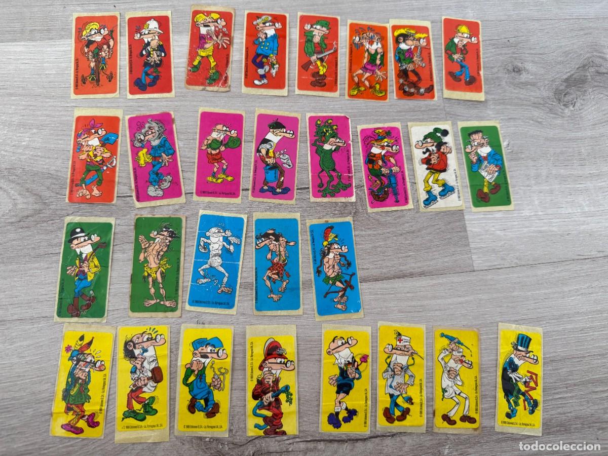 Coleccionismo Cromos antiguos: Colecci&oacute;n casi completa Mortadelo chicles Sonrics