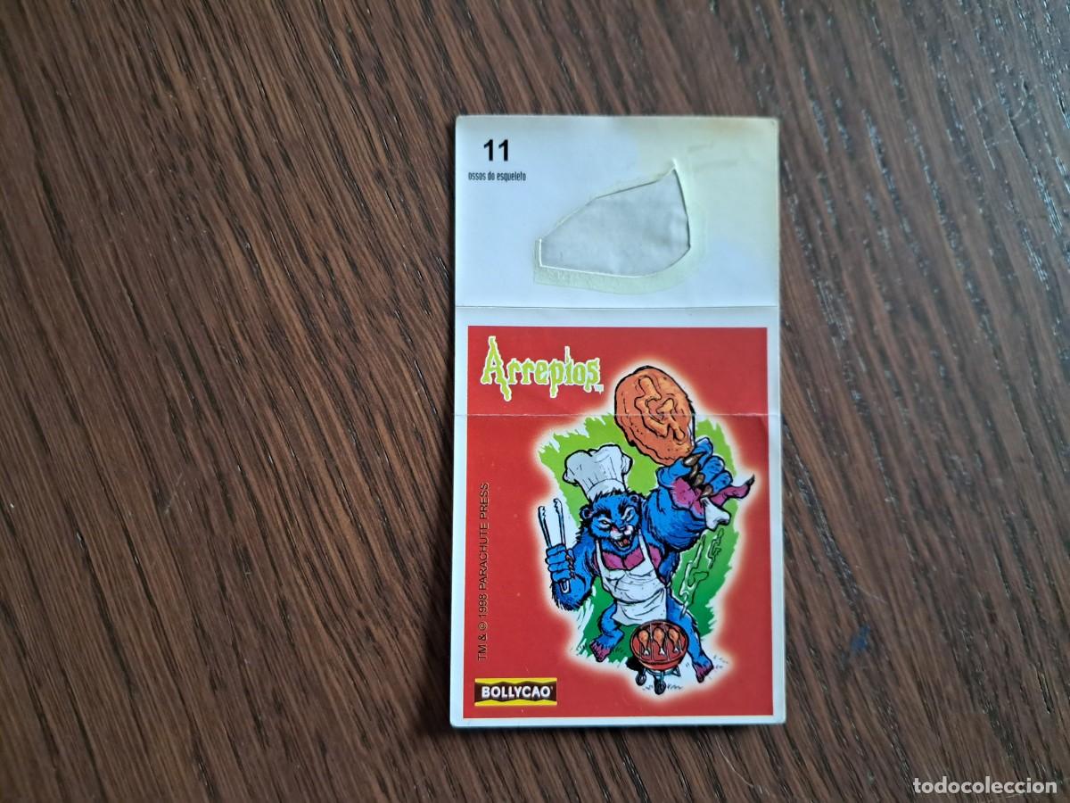 Coleccionismo Cromos antiguos: cromo doble adhesivo de bollycao, editado en Portugal, Arrepios, n&ordm; 11.
