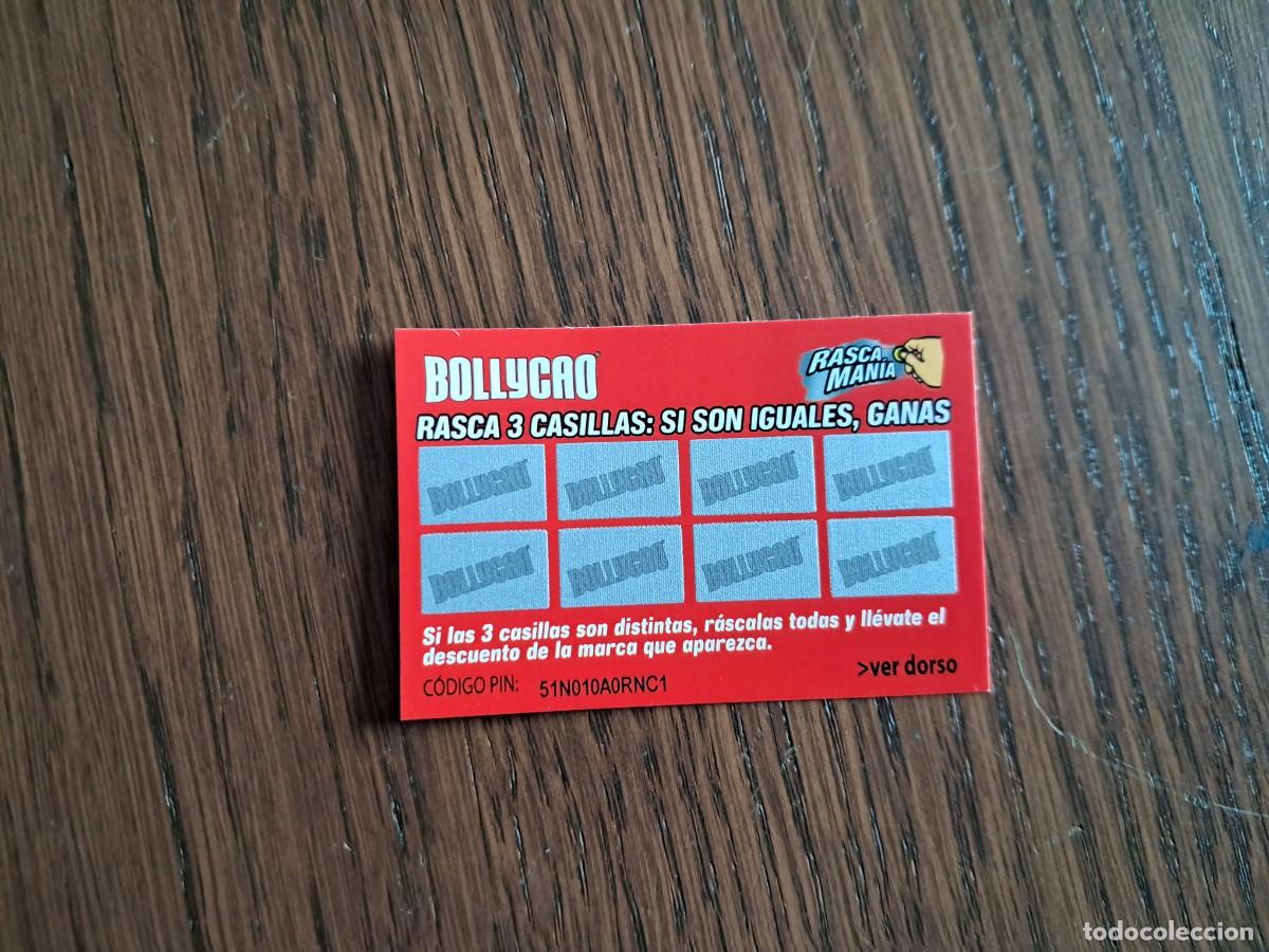 Coleccionismo Cromos antiguos: cromo de bollycao, rascaman&iacute;a. sin rascar, a&ntilde;o 2011.