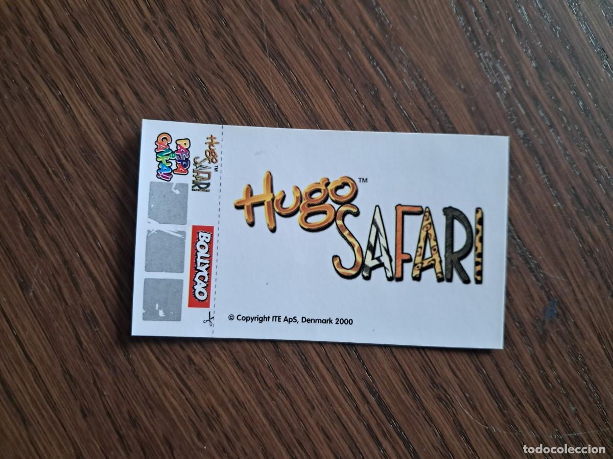 Coleccionismo Cromos antiguos: cromo de bollycao editado en Portugal, Hugo Safari n&ordm; 01. a&ntilde;o 2000.