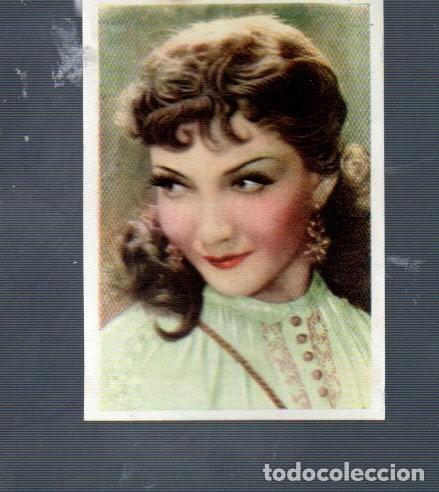 Coleccionismo Cromos antiguos: CROMO CINEFOTO EDITORIAL BRUGUERA HOJA E-15 - B N&ordm; 11 CLAUDETTE COLBERT DEL A&Ntilde;O 43