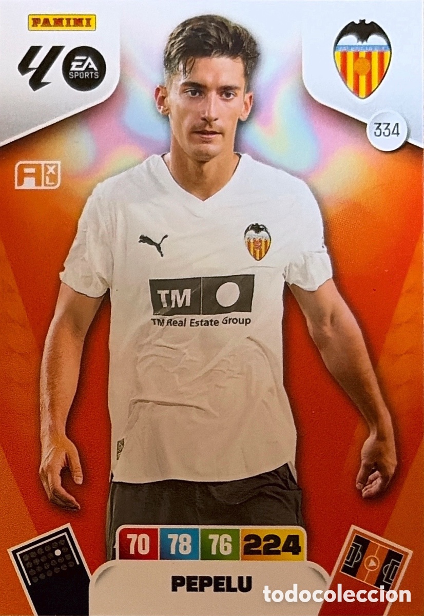 Coleccionismo Cromos antiguos: 334.- PEPELU (VALENCIA) ADRENALYN XL LIGA 2025/26 (PANINI)