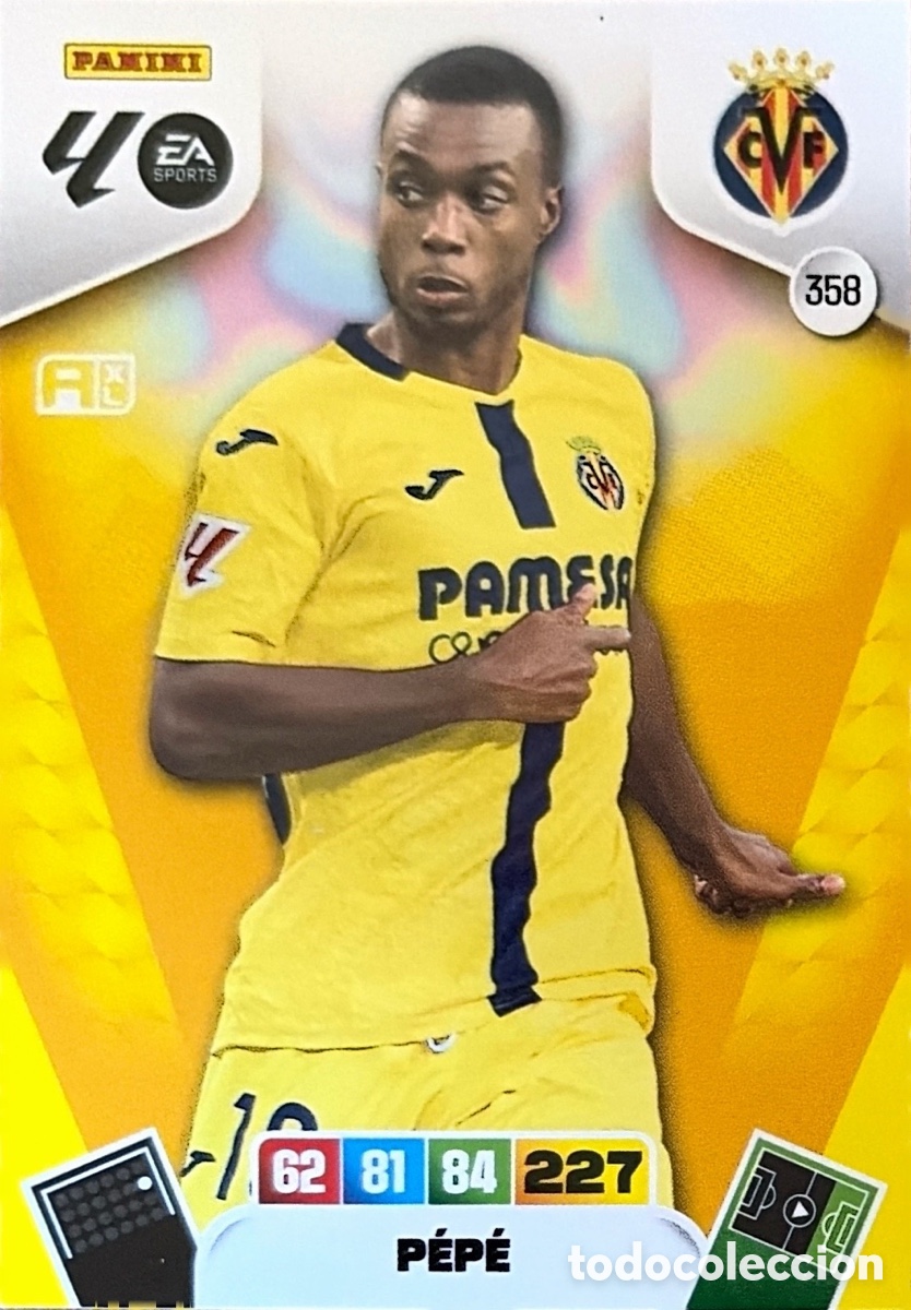 Coleccionismo Cromos antiguos: 358.- P&Eacute;P&Eacute; (VILLARREAL) ADRENALYN XL LIGA 2025/26 (PANINI)