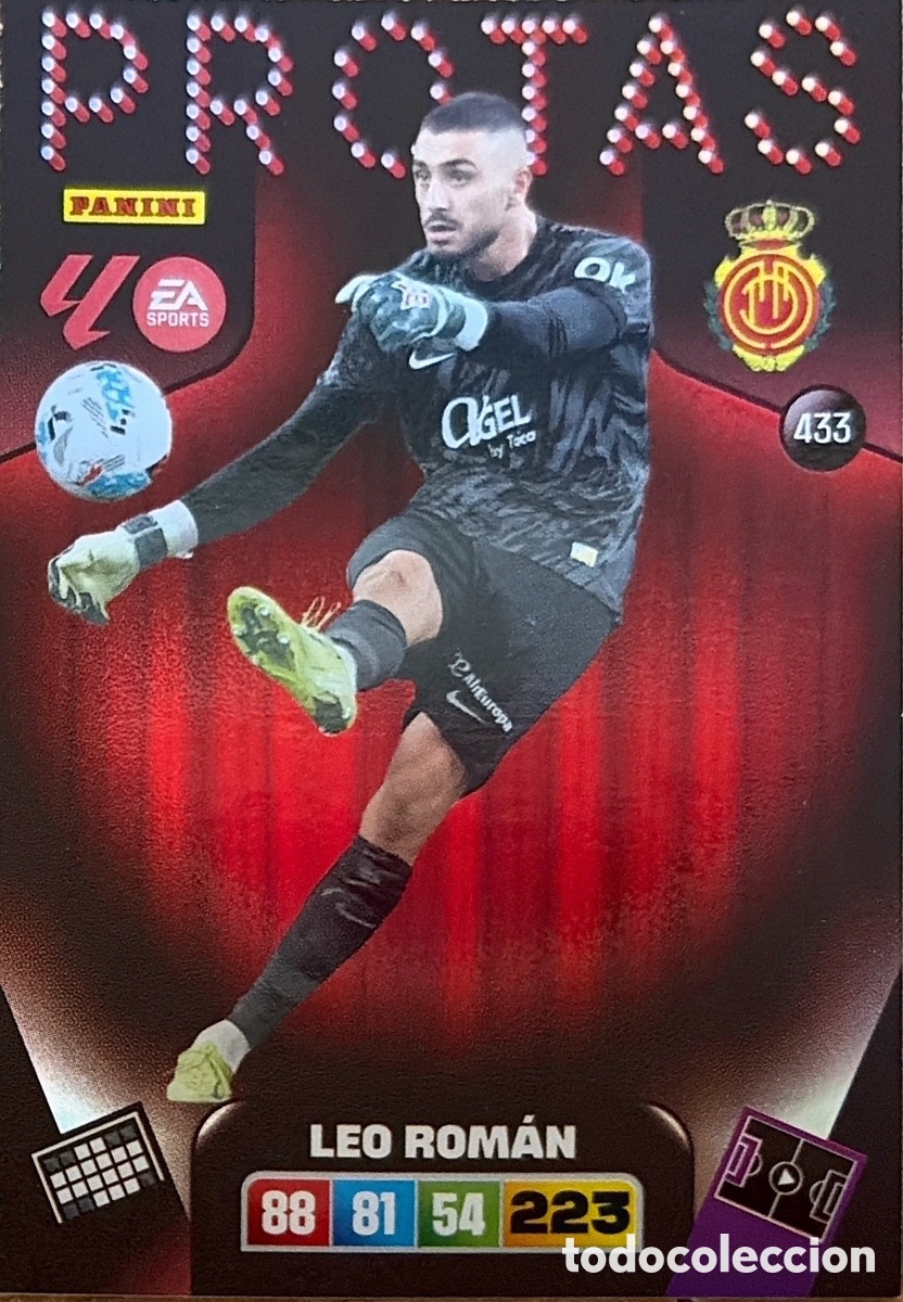 Coleccionismo Cromos antiguos: 433.- LEO ROMAN -PROTAS- (MALLORCA) ADRENALYN XL LIGA 2025/26 (PANINI)