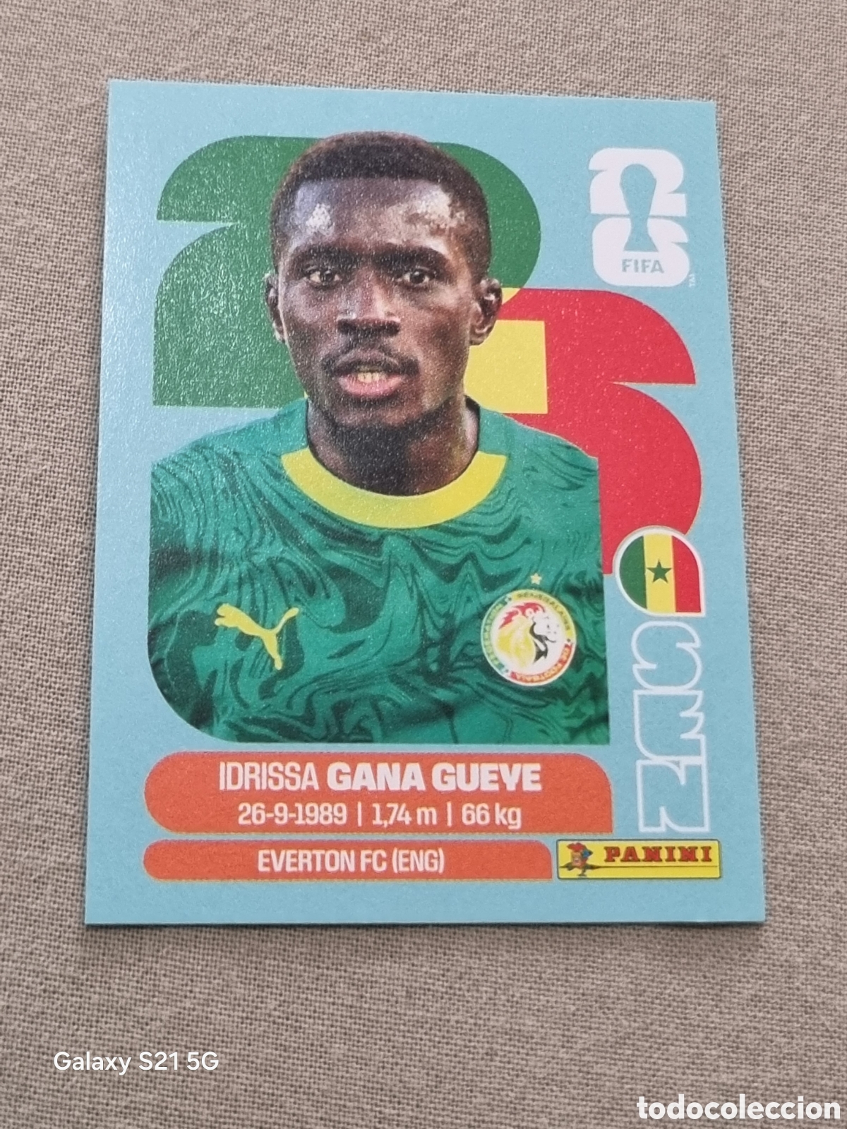 Coleccionismo Cromos antiguos: 9 - GANA GUEYE , SENEGAL FIFA WORLD CUP 2026