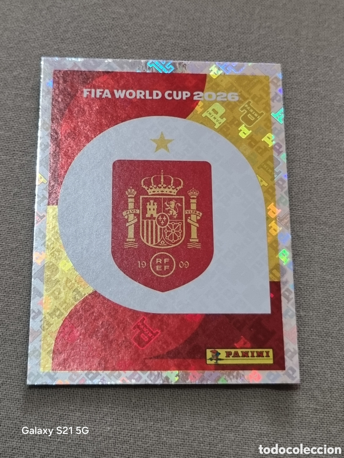 Coleccionismo Cromos antiguos: 1 - ESCUDO ESPA&Ntilde;A FIFA WORLD CUP 2026