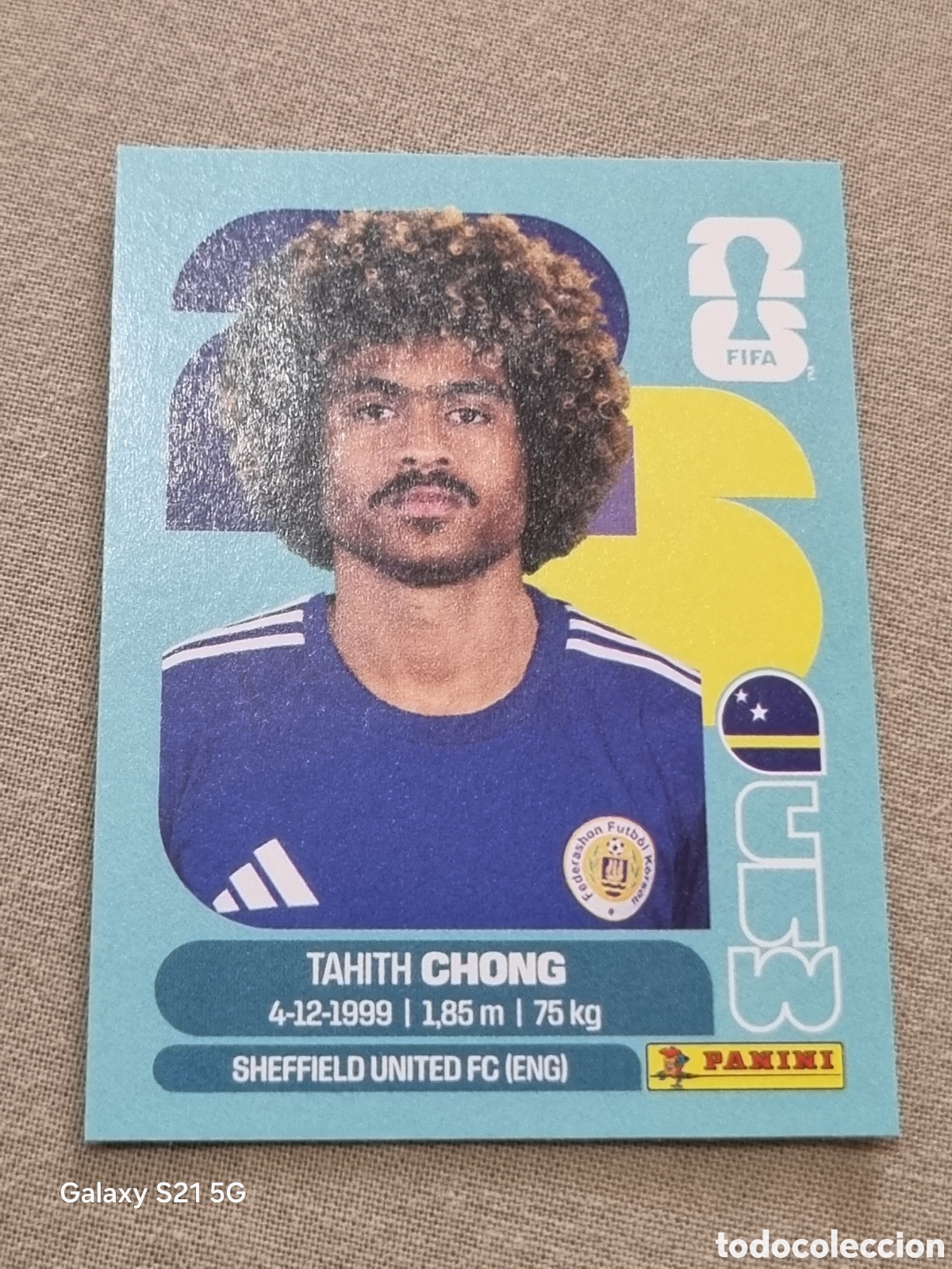 Coleccionismo Cromos antiguos: 14 - CHONG , CURACAO FIFA WORLD CUP 2026