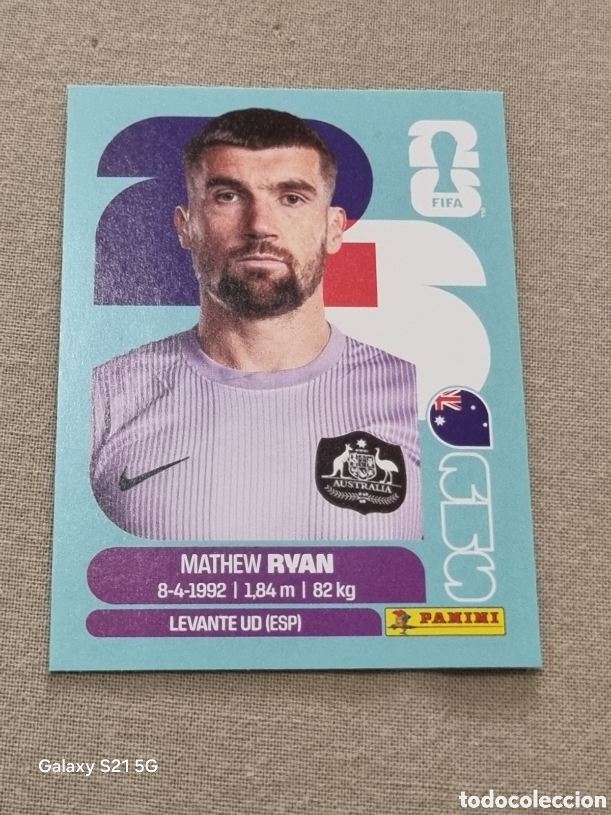 Coleccionismo Cromos antiguos: 2 - RYAN , AUSTRALIA FIFA WORLD CUP 2026