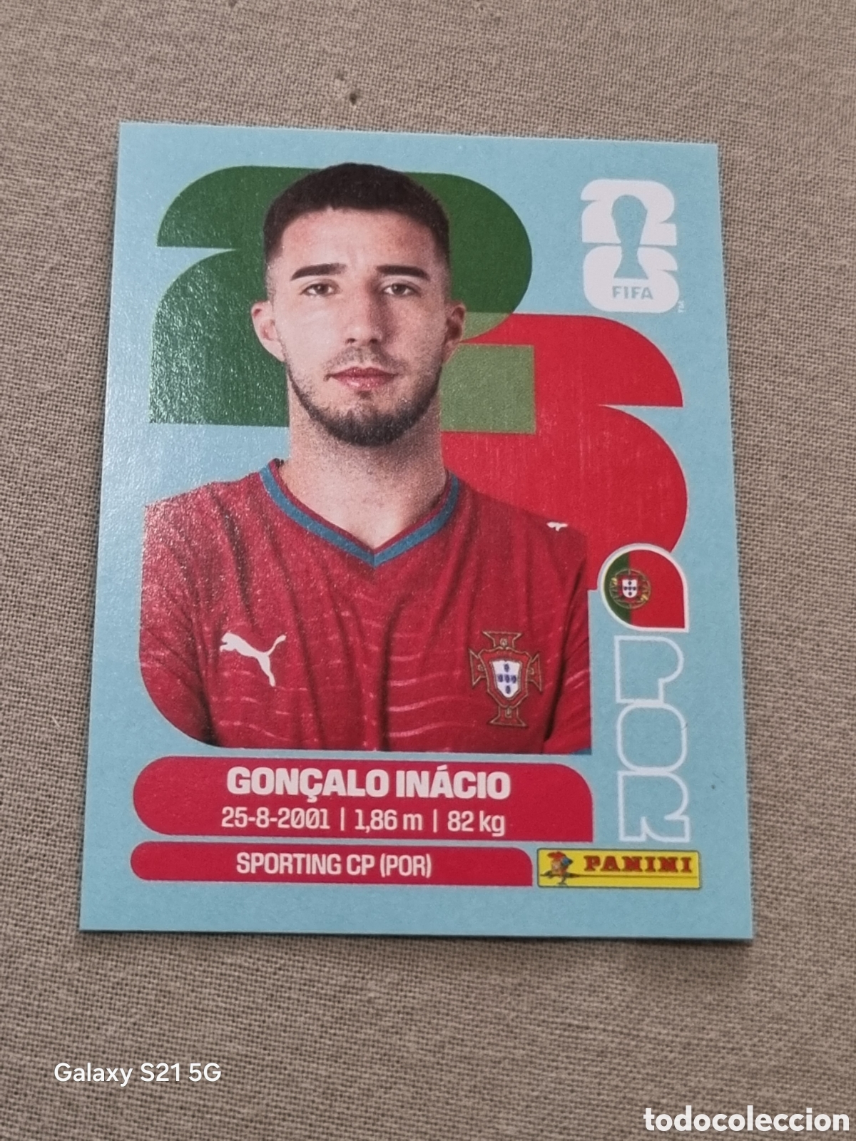 Coleccionismo Cromos antiguos: 8 - GON&Ccedil;ALO INACIO , PORTUGAL FIFA WORLD CUP 2026