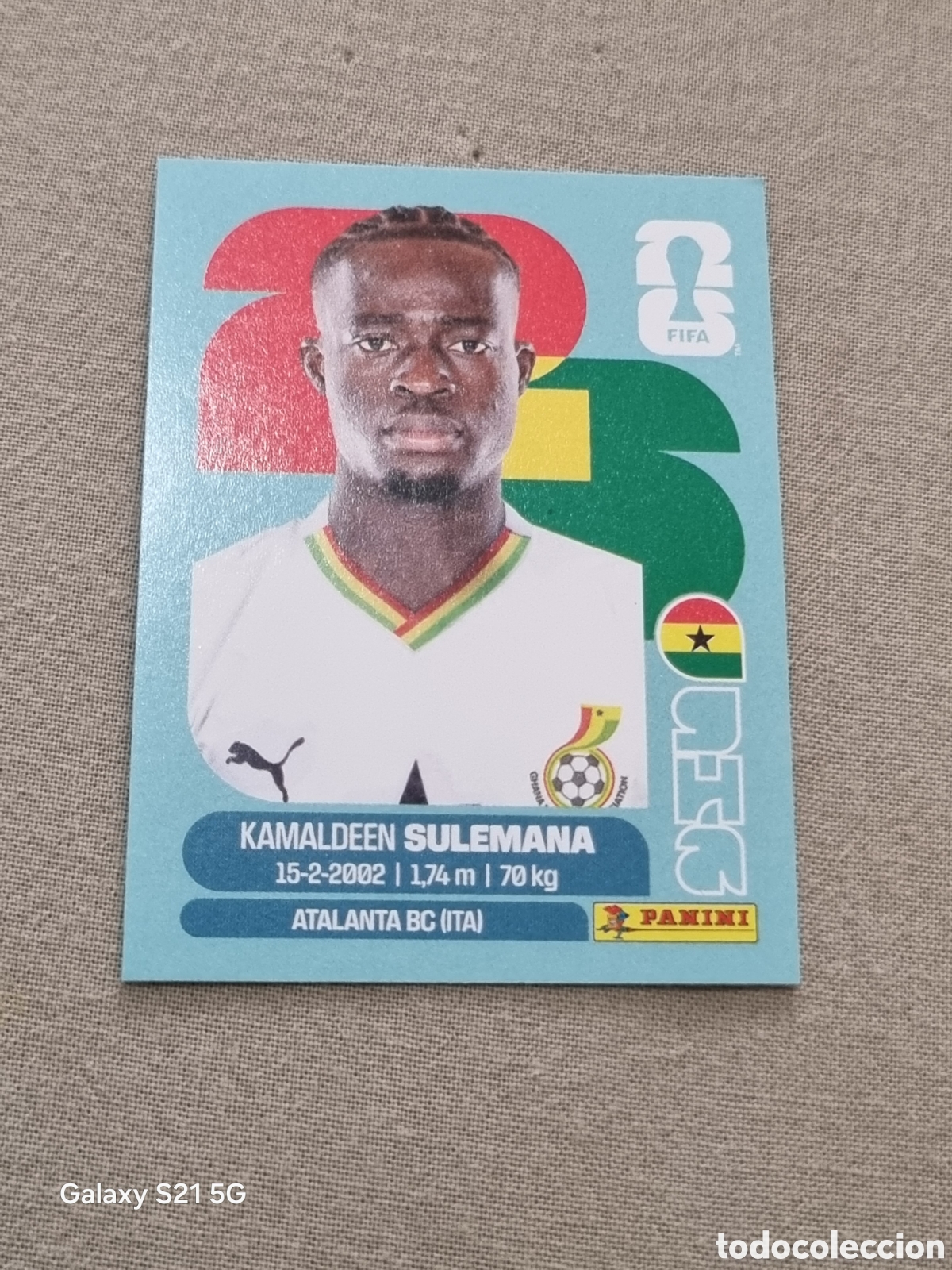 Coleccionismo Cromos antiguos: 12 - SULEMANA , GHANA FIFA WORLD CUP 2026