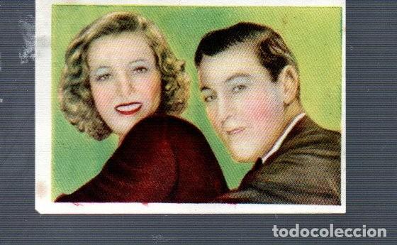 Collectable Antique Stickers: CROMO CINEFOTO EDITORIAL BRUGUERA HOJA E- 4- A N&ordm; 8 GARY COOPER DEL A&Ntilde;O 43