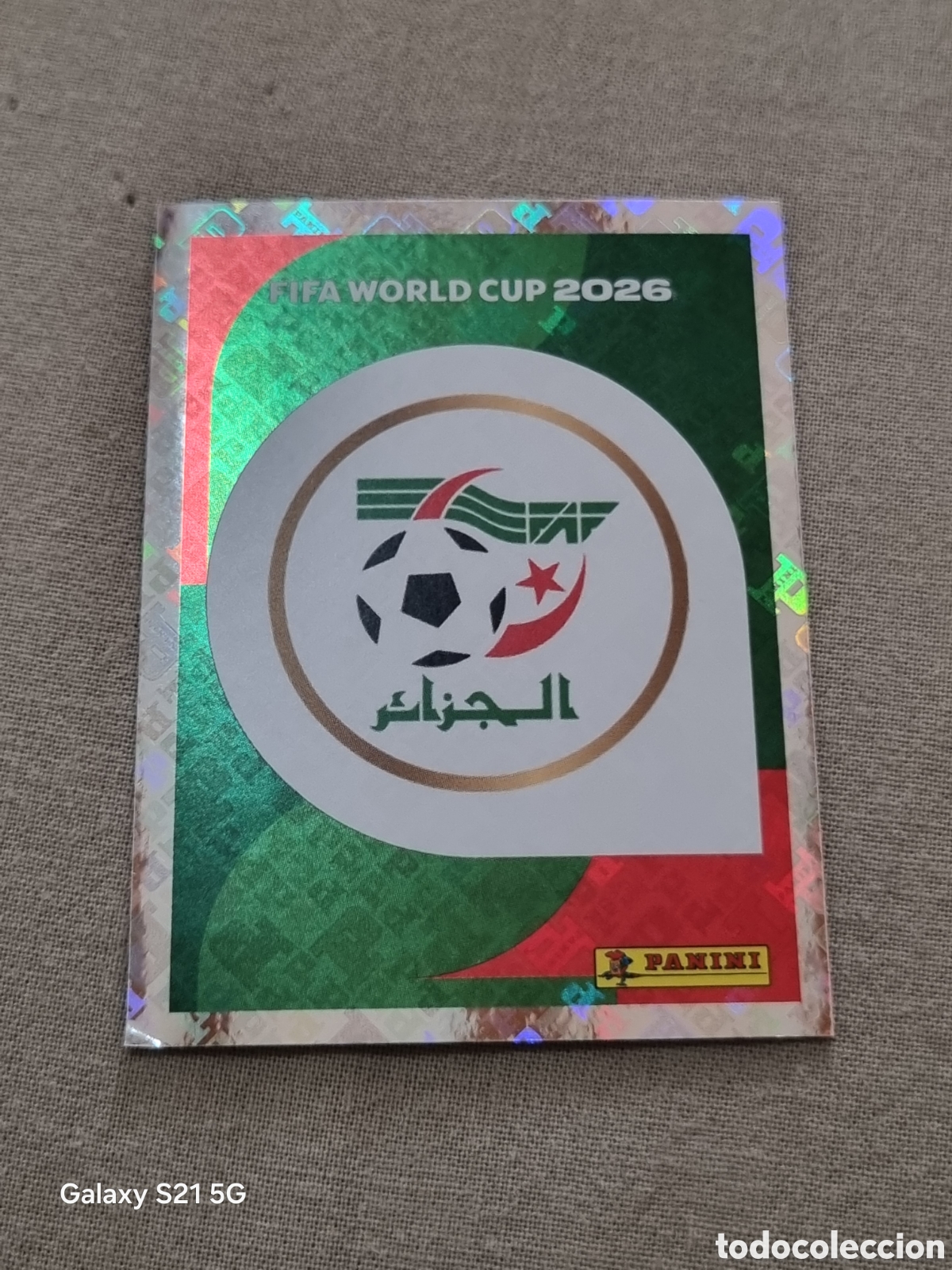 Coleccionismo Cromos antiguos: 1 - ESCUDO ALGERIA FIFA WORLD CUP 2026