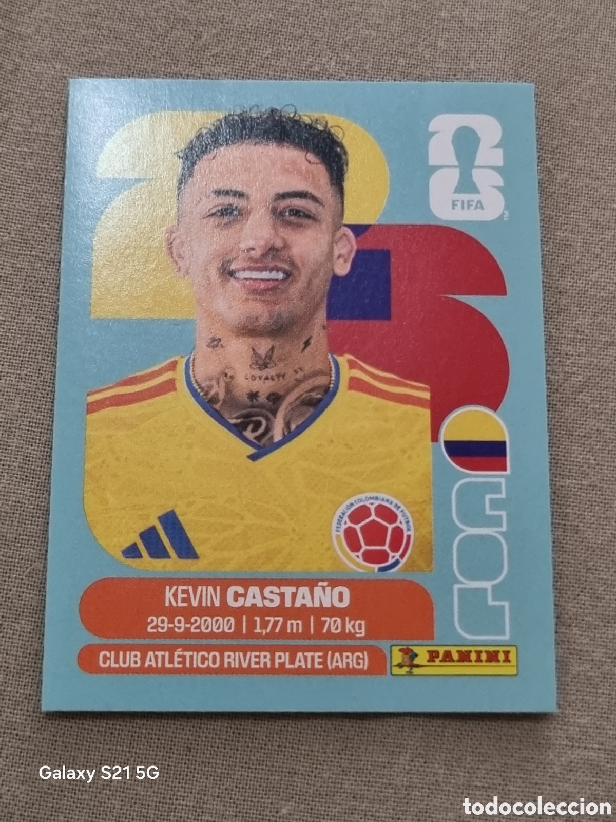 Coleccionismo Cromos antiguos: 11 - CASTA&Ntilde;O , COLOMBIA FIFA WORLD CUP 2026
