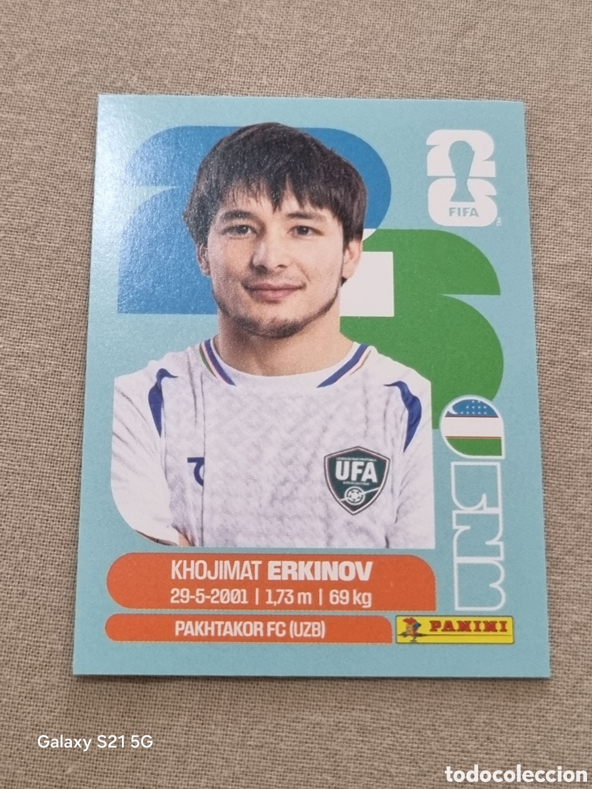Coleccionismo Cromos antiguos: 15 - ERKINOV , UZBEKIST&Aacute;N FIFA WORLD CUP 2026