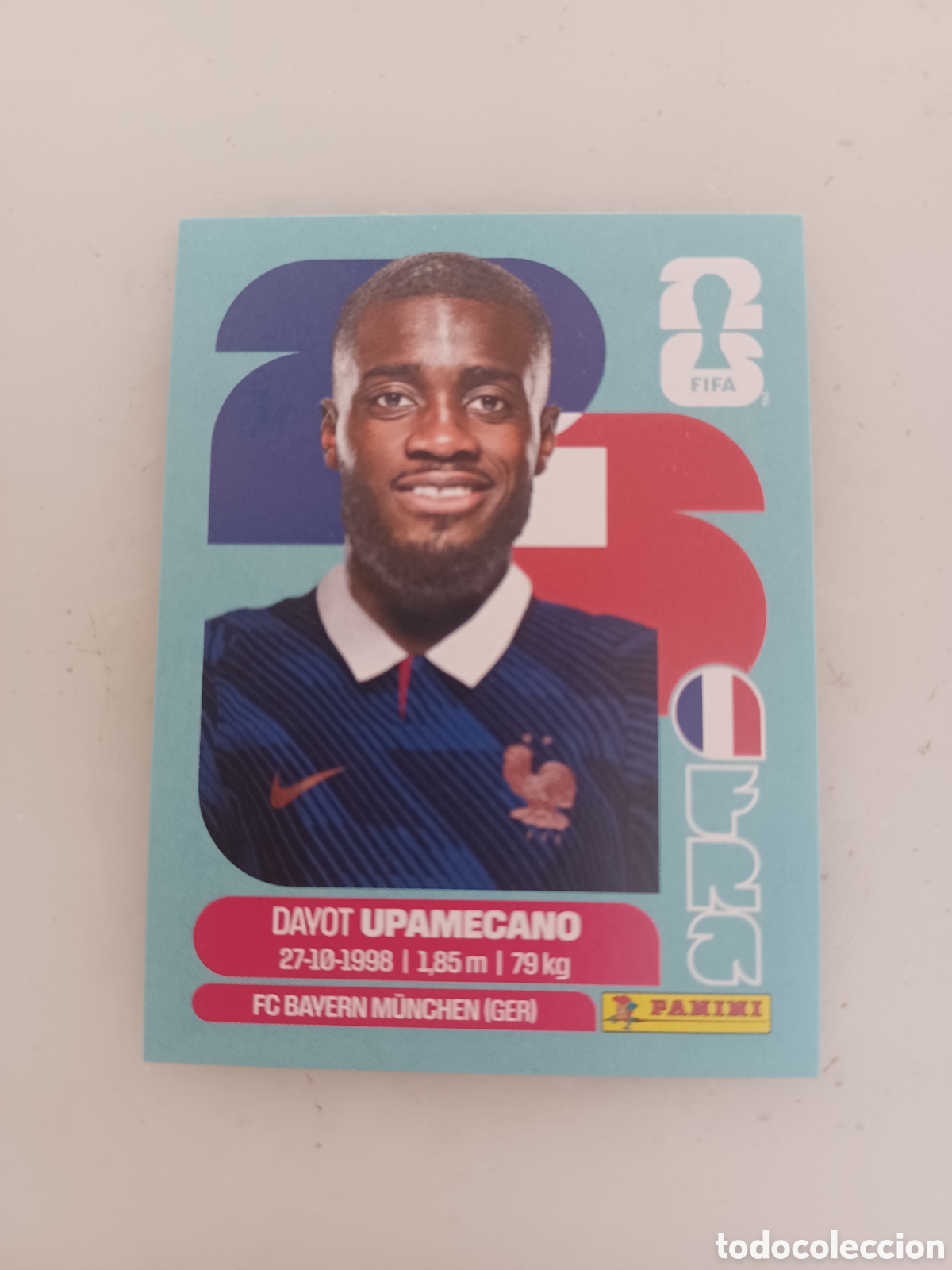 Coleccionismo Cromos antiguos: Cromo stiker mundial 2026 upamecano Francia 7