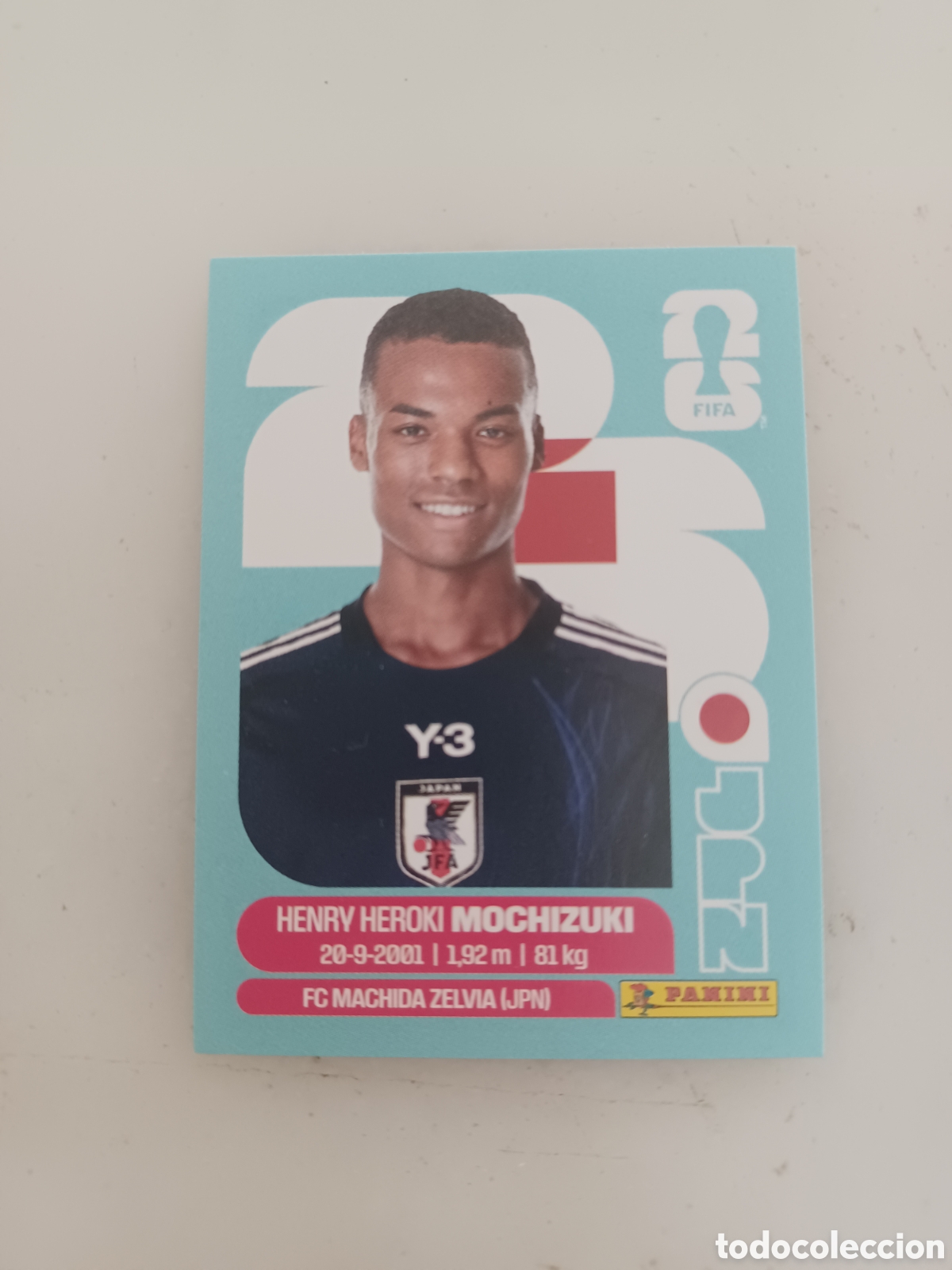 Coleccionismo Cromos antiguos: Cromo stiker mundial 2026 mochizuki Jap&oacute;n 3