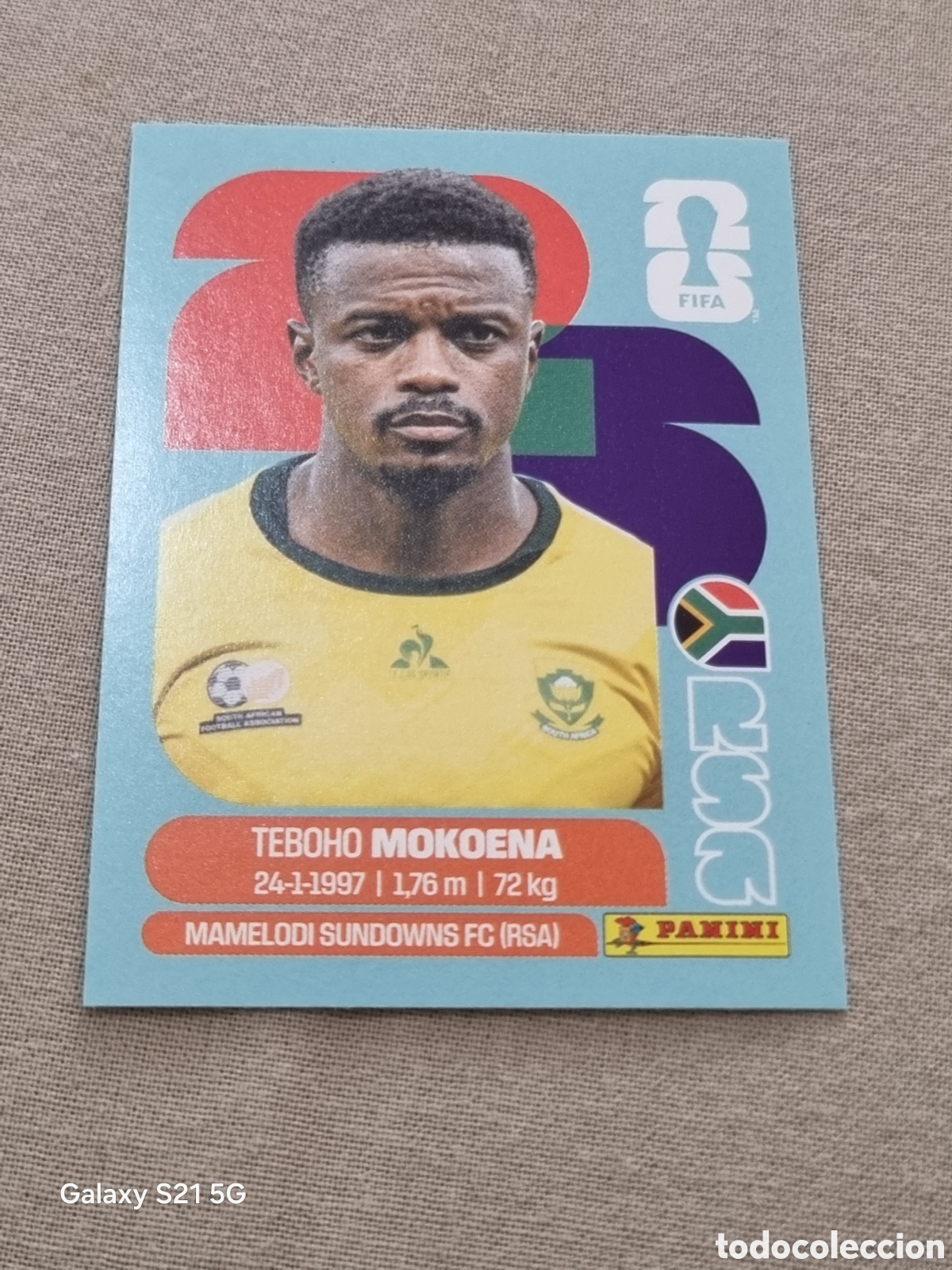 Coleccionismo Cromos antiguos: 11 - MOKOENA , SUD&Aacute;FRICA FIFA WORLD CUP 2026
