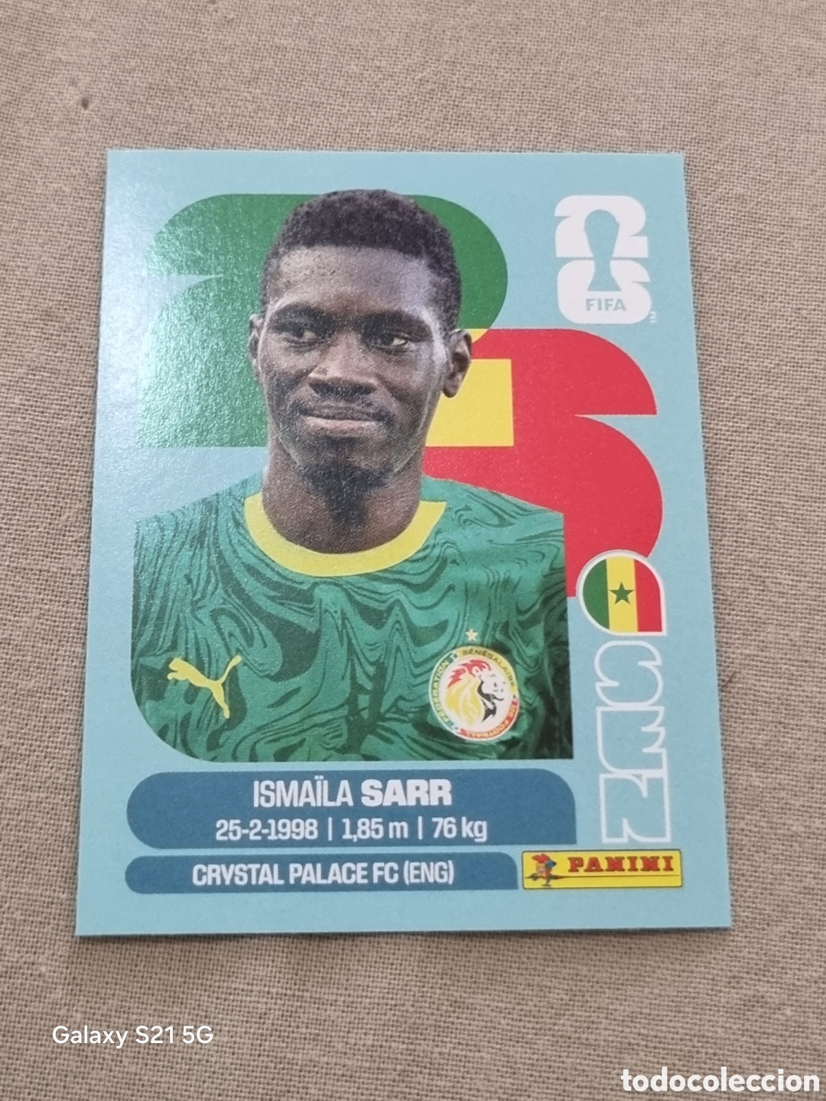 Coleccionismo Cromos antiguos: 16 - SARR , SENEGAL FIFA WORLD CUP 2026