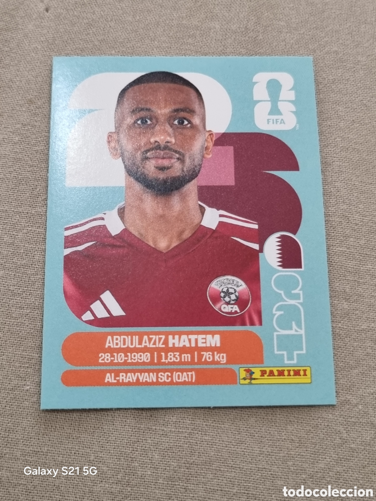 Coleccionismo Cromos antiguos: 15 - HATEM , QATAR FIFA WORLD CUP 2026