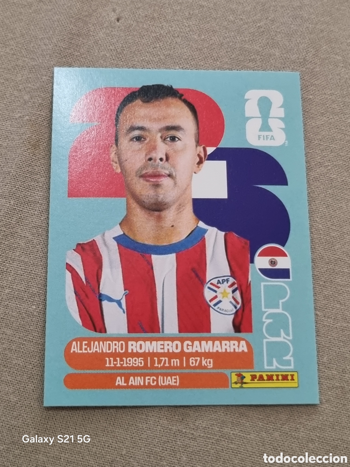 Coleccionismo Cromos antiguos: 16 - ROMERO GAMARRA , PARAGUAY FIFA WORLD CUP 2026