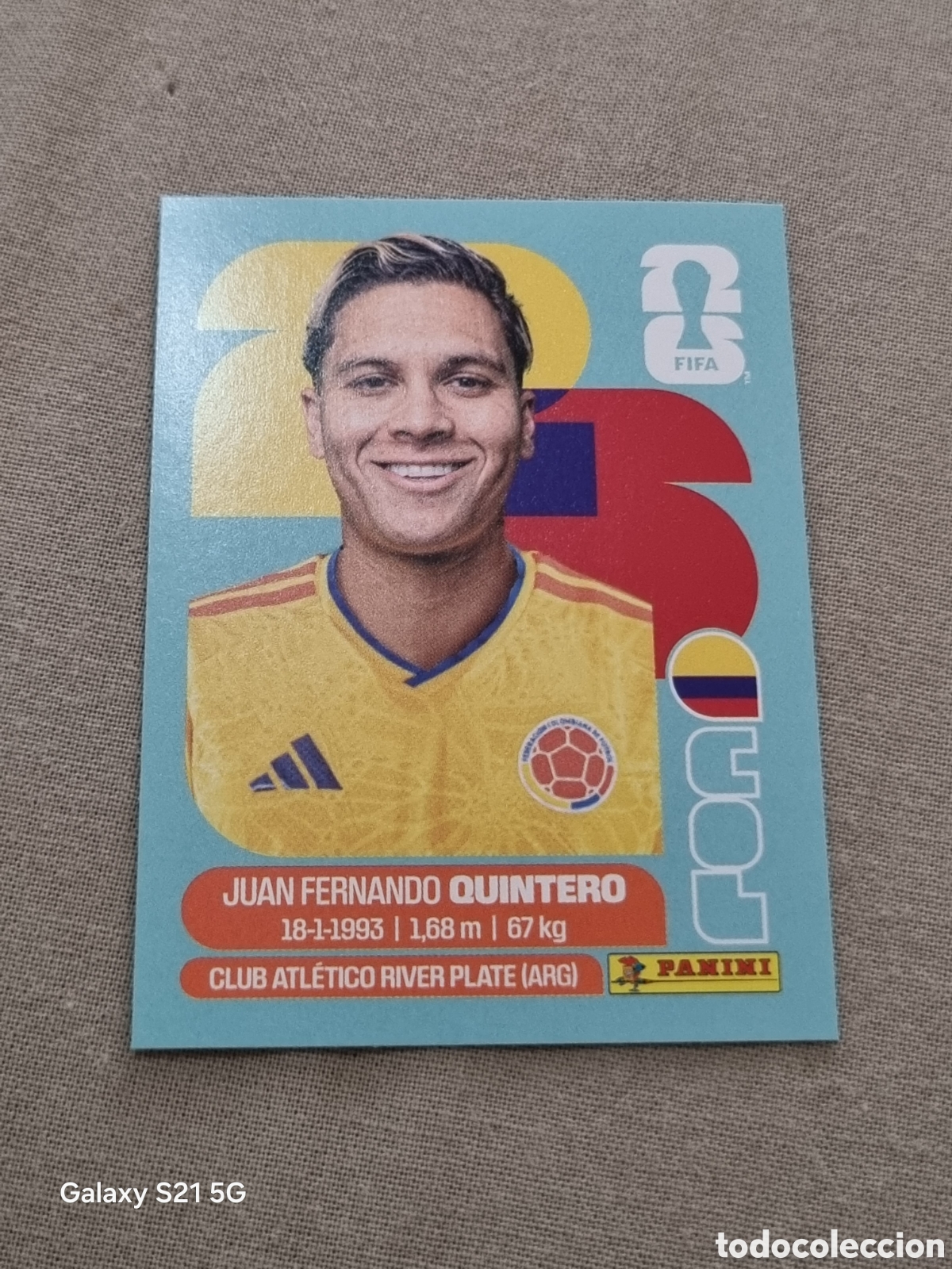 Coleccionismo Cromos antiguos: 15 - QUINTERO , COLOMBIA FIFA WORLD CUP 2026