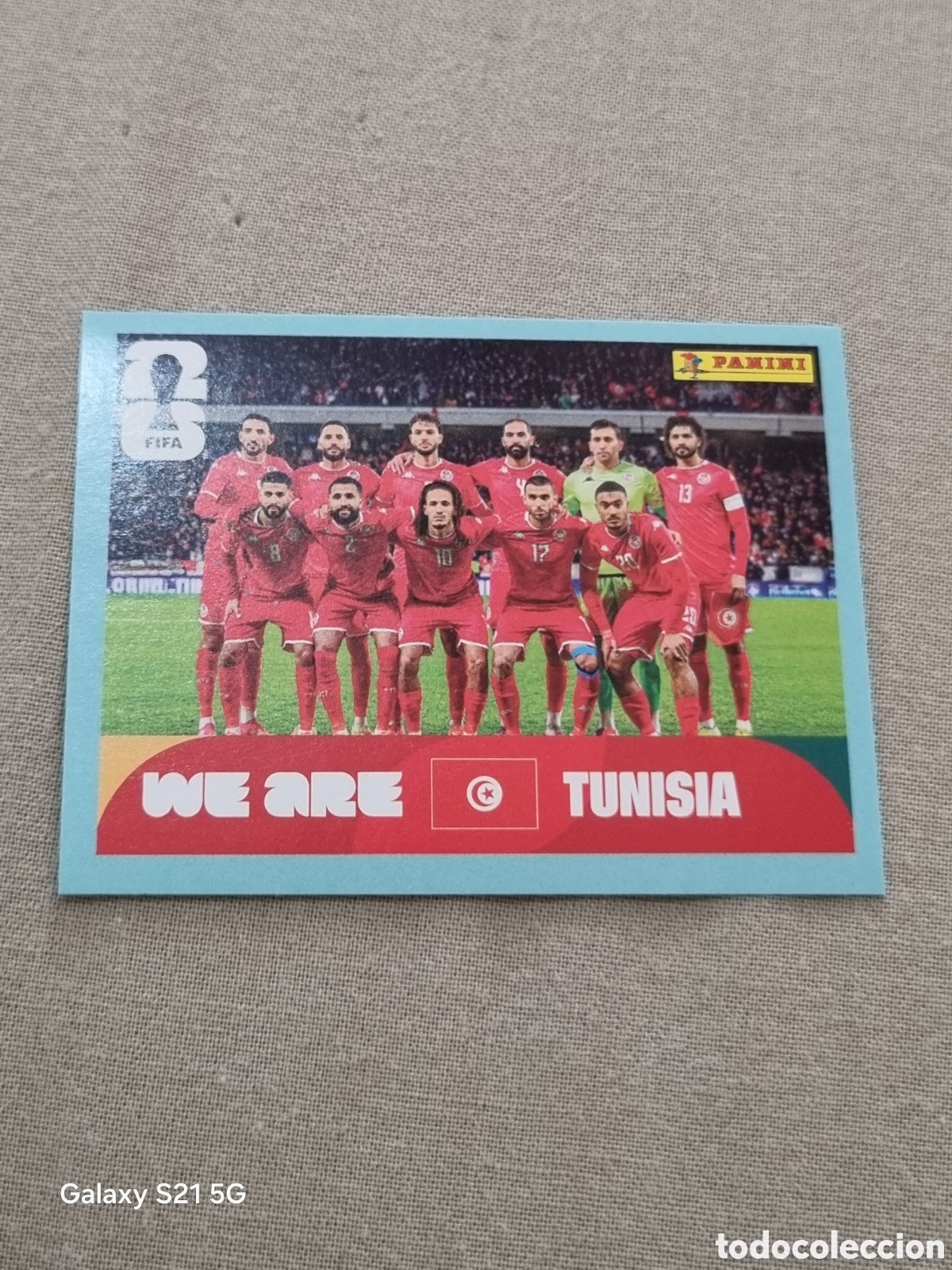 Coleccionismo Cromos antiguos: 13 - ALINEACI&Oacute;N TUNISIA FIFA WORLD CUP 2026