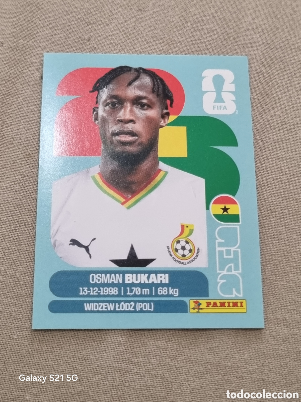 Coleccionismo Cromos antiguos: 19 - BUKARI , GHANA FIFA WORLD CUP 2026