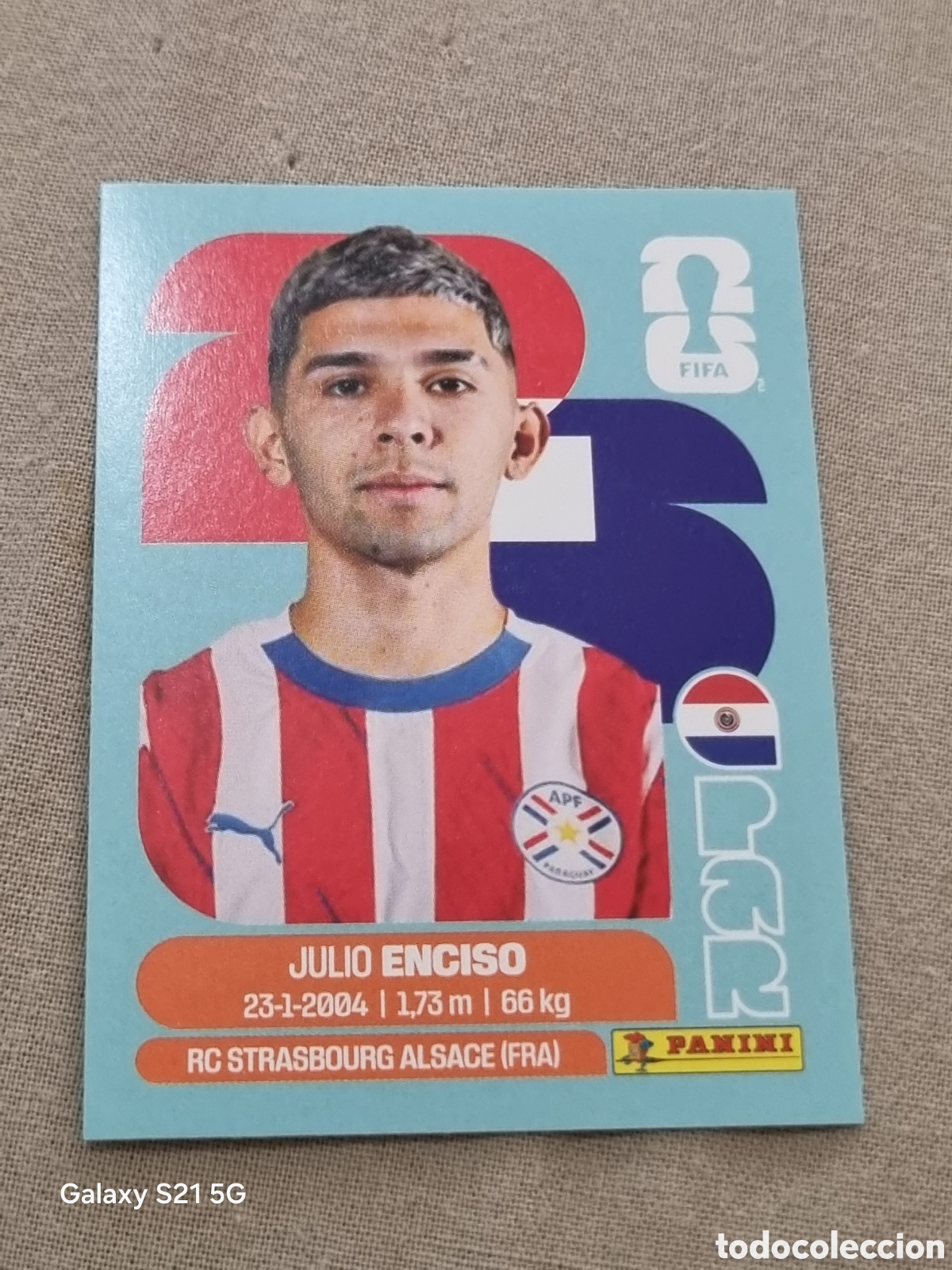 Coleccionismo Cromos antiguos: 15 - ENCISO , PARAGUAY FIFA WORLD CUP 2026