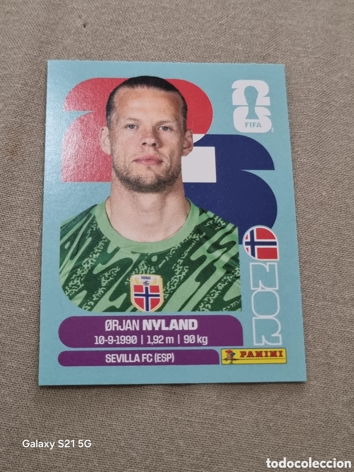 Coleccionismo Cromos antiguos: 2 - NYLAND , NORUEGA FIFA WORLD CUP 2026