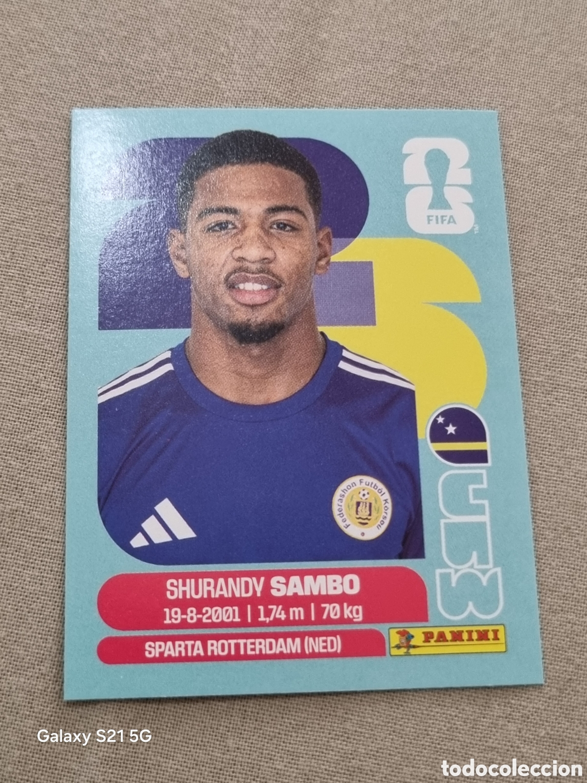 Coleccionismo Cromos antiguos: 8 - SAMBO , CURACAO FIFA WORLD CUP 2026