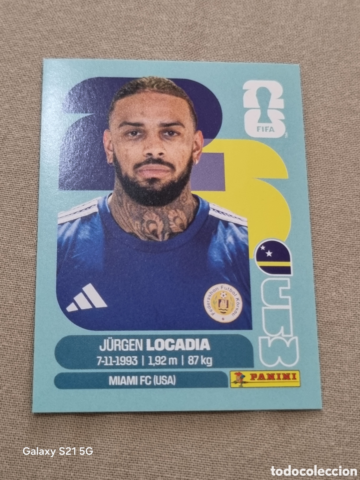 Coleccionismo Cromos antiguos: 17 - LOCADIA , CURACAO FIFA WORLD CUP 2026