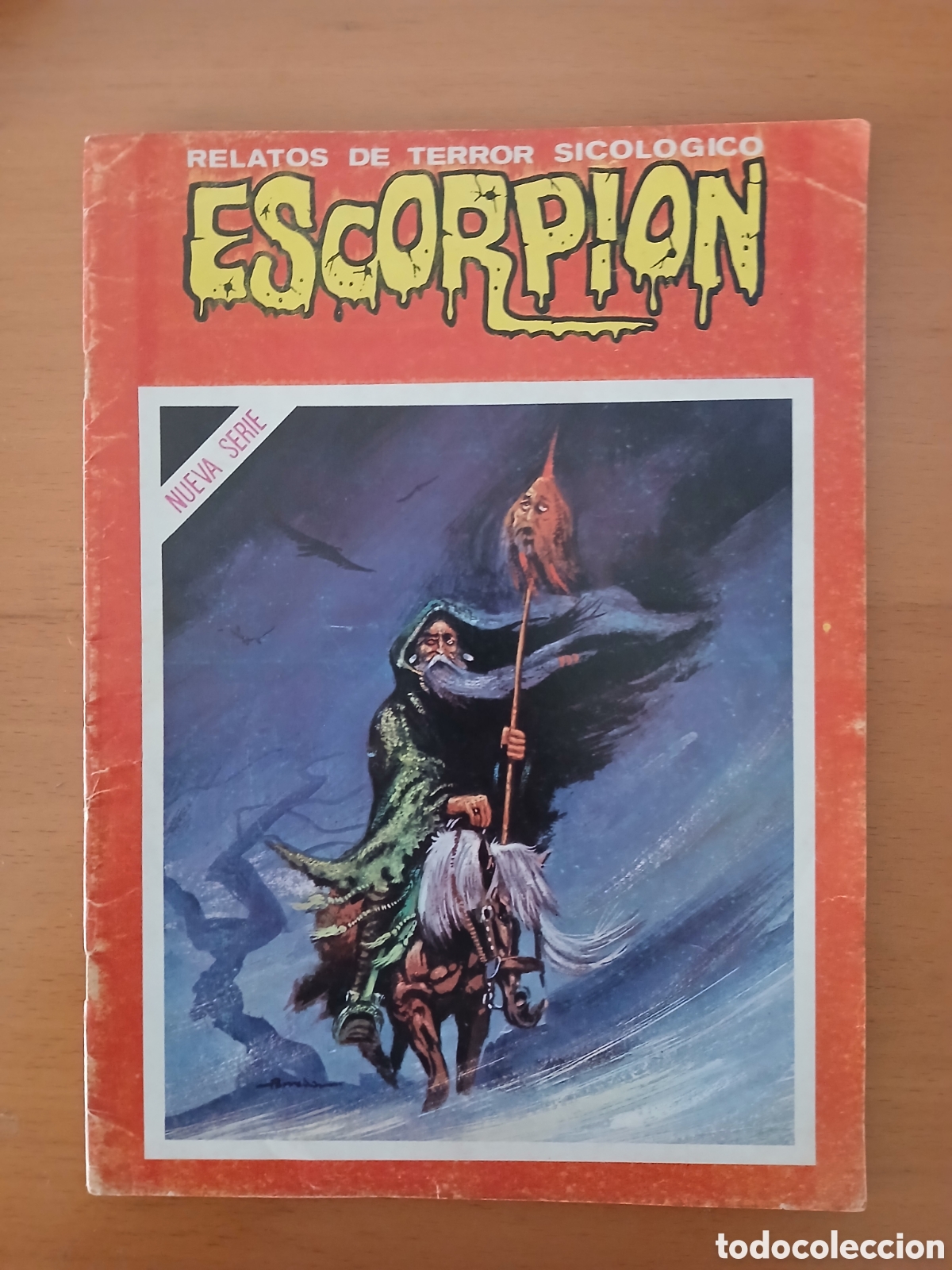 Collezionismo Figurine antiche: ESCORPION N&ordm; 63. NUEVA SERIE. RELATOS DE TERROR SICOL&Oacute;GICO. ED. VILMAR 1982.