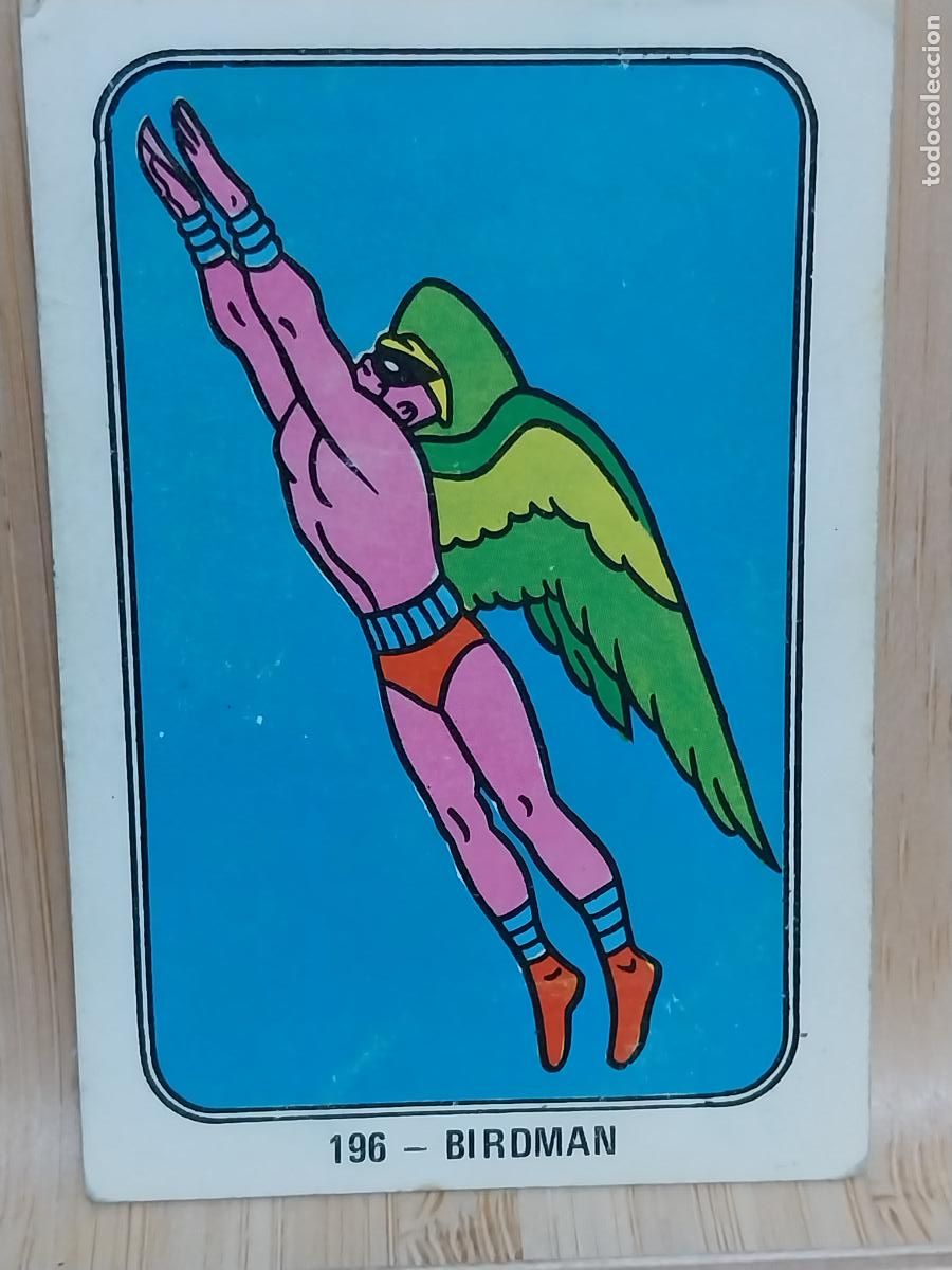 Coleccionismo Cromos antiguos: BIRDMAN FESTIVAL A&Ntilde;O 1971 FHER CROMO 196 RECUPERADO HANNA BARBERA