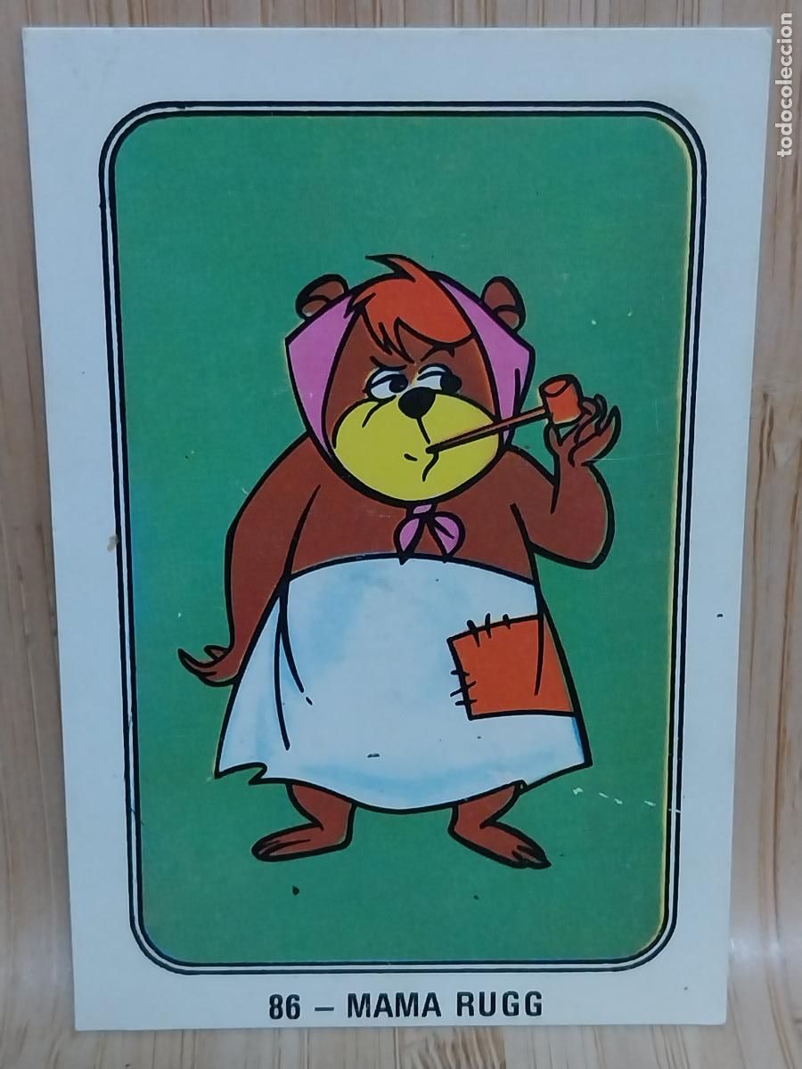 Coleccionismo Cromos antiguos: MAMA RUGG FESTIVAL A&Ntilde;O 1971 FHER CROMO 86 RECUPERADO HANNA BARBERA