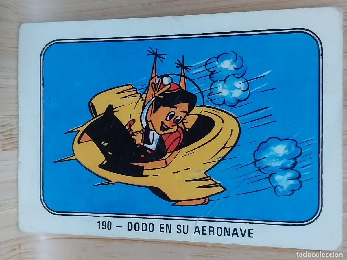 Coleccionismo Cromos antiguos: DODO EN SU AERONAVE FESTIVAL A&Ntilde;O 1971 FHER CROMO 190 RECUPERADO HANNA BARBERA